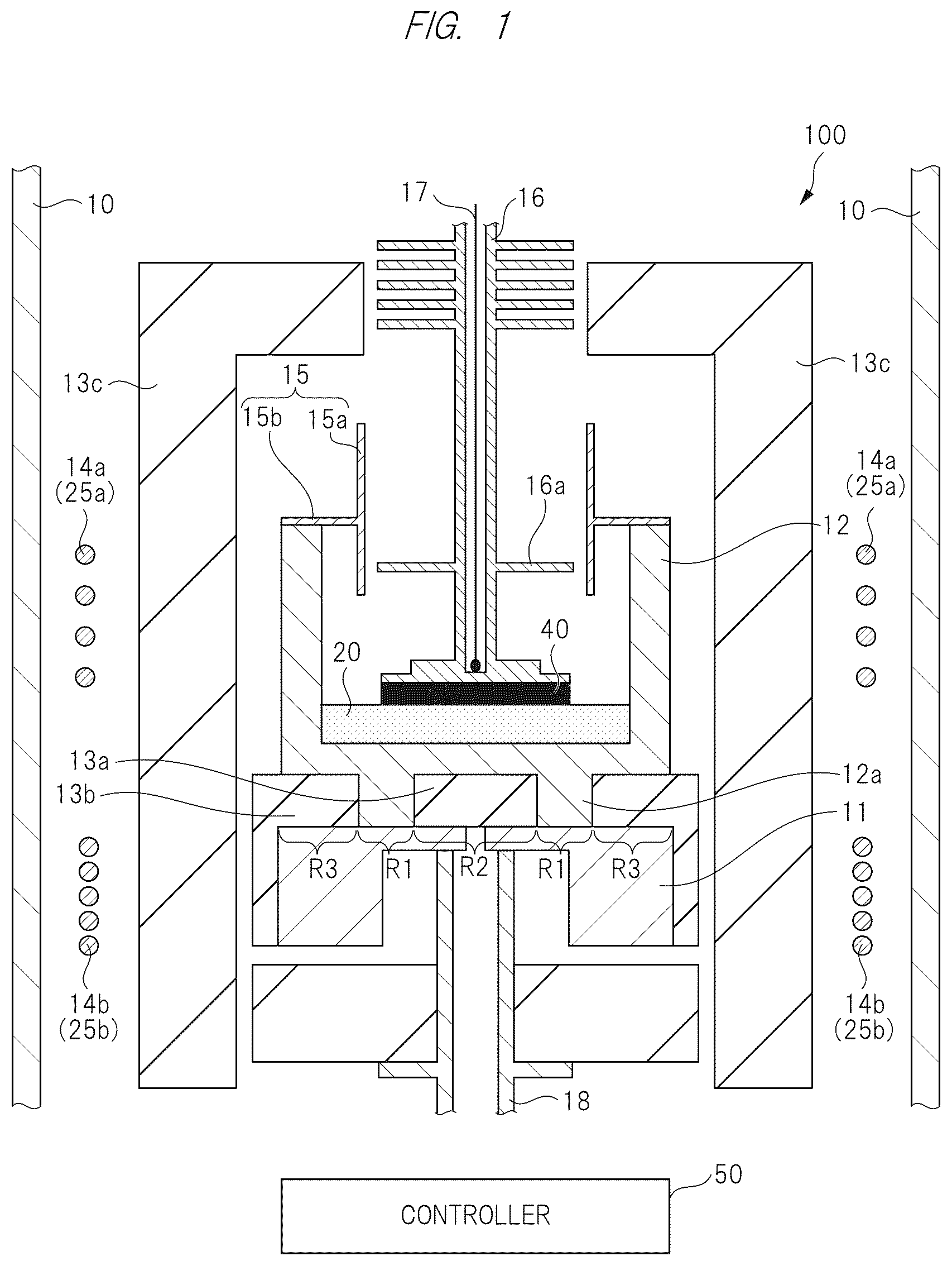 Patent US12448701 — Single crystal manufacturing method, single crystal manufacturing apparatus and crucible — Figure 1