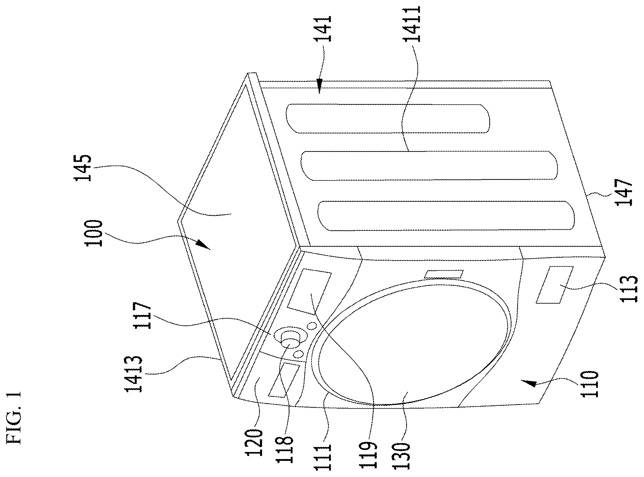 Patent US12448724 — Laundry treating apparatus — Figure 1