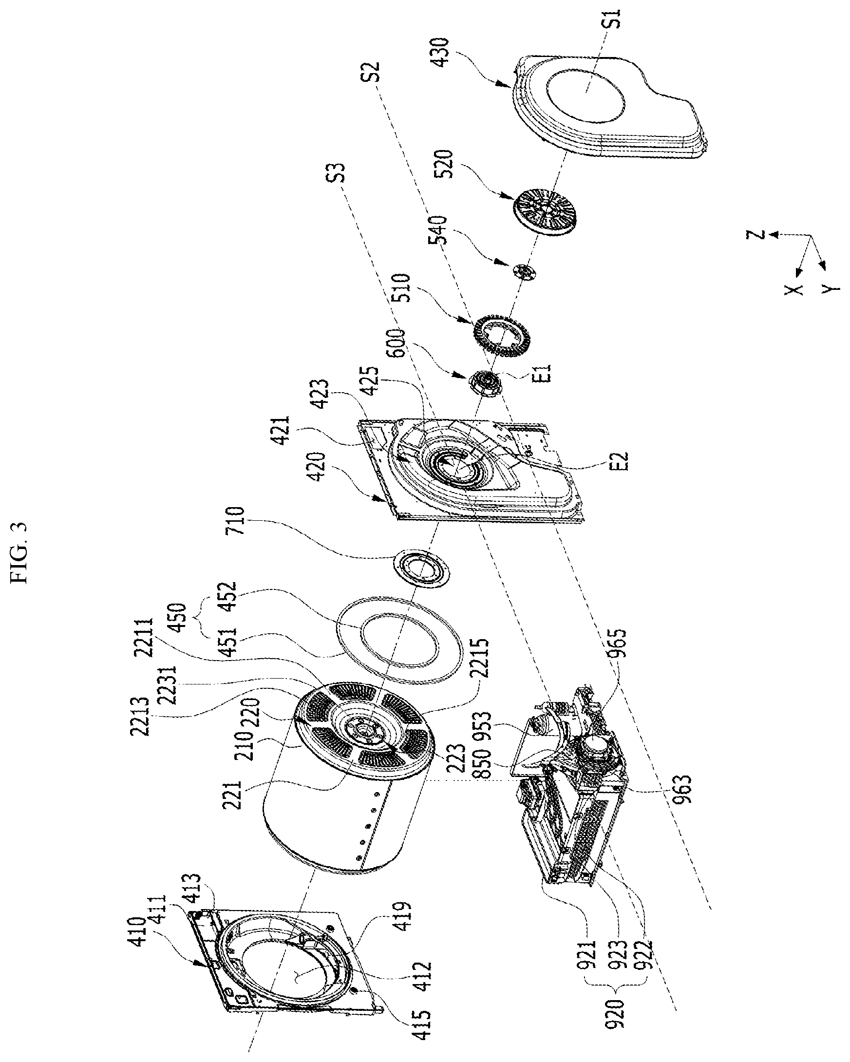 Patent US12448725 Figure 3 – Laundry treating apparatus