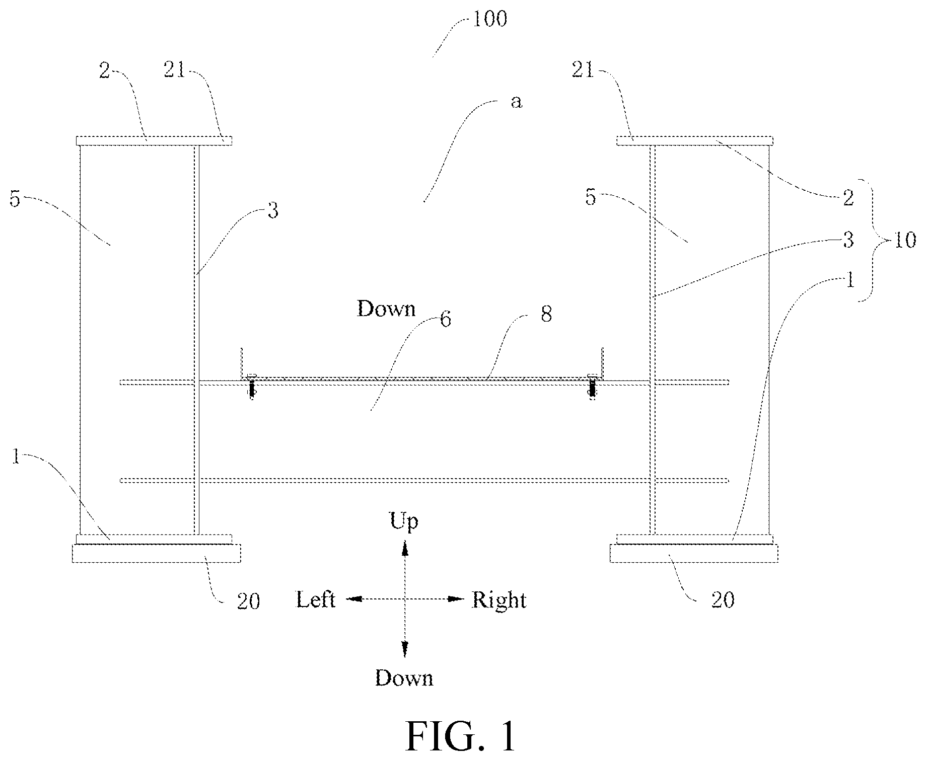 Patent US12448737 — Guide rail beam, track beam unit, and track beam for rail vehicle — Figure 1