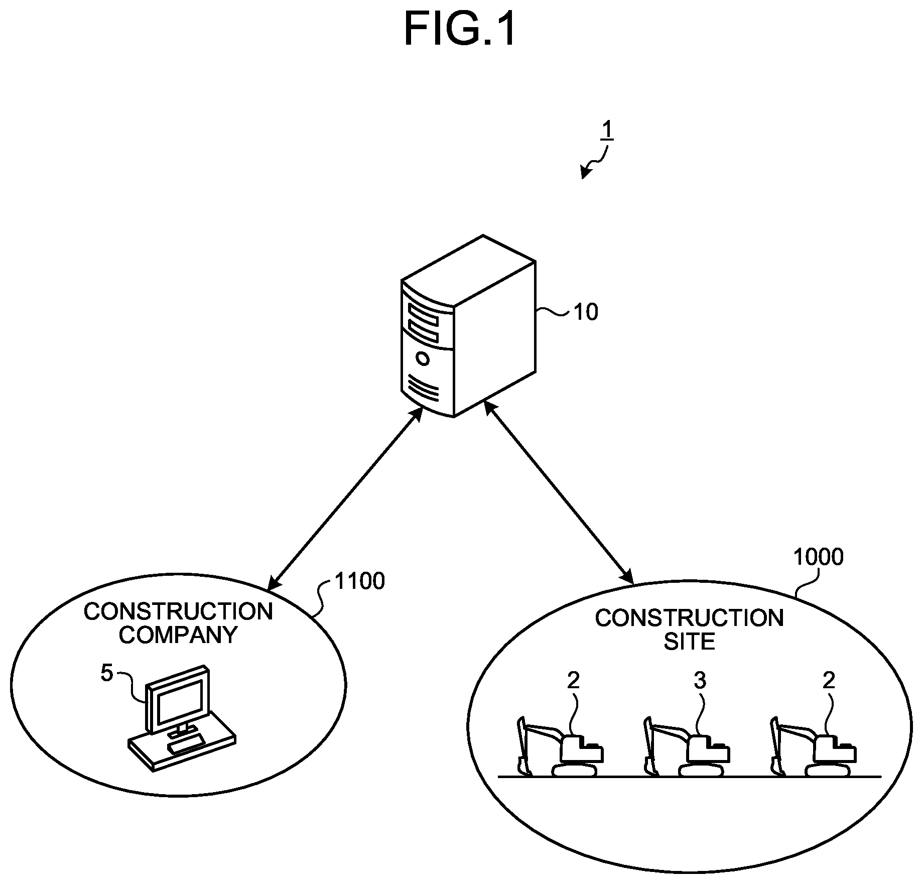 Patent US12448757 — Construction method and construction system — Figure 1