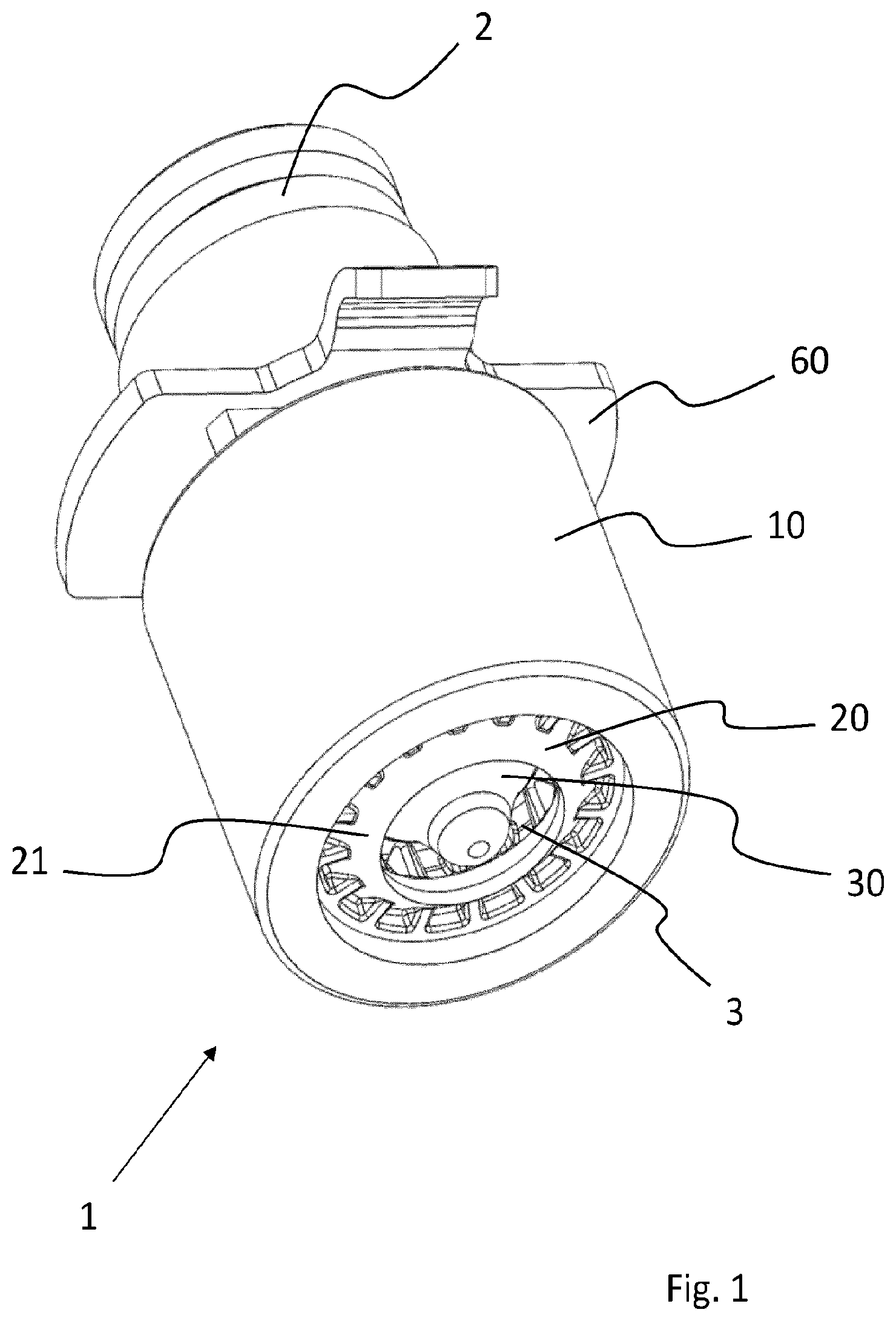 Patent US12448761 Figure 1 – Stream regulator