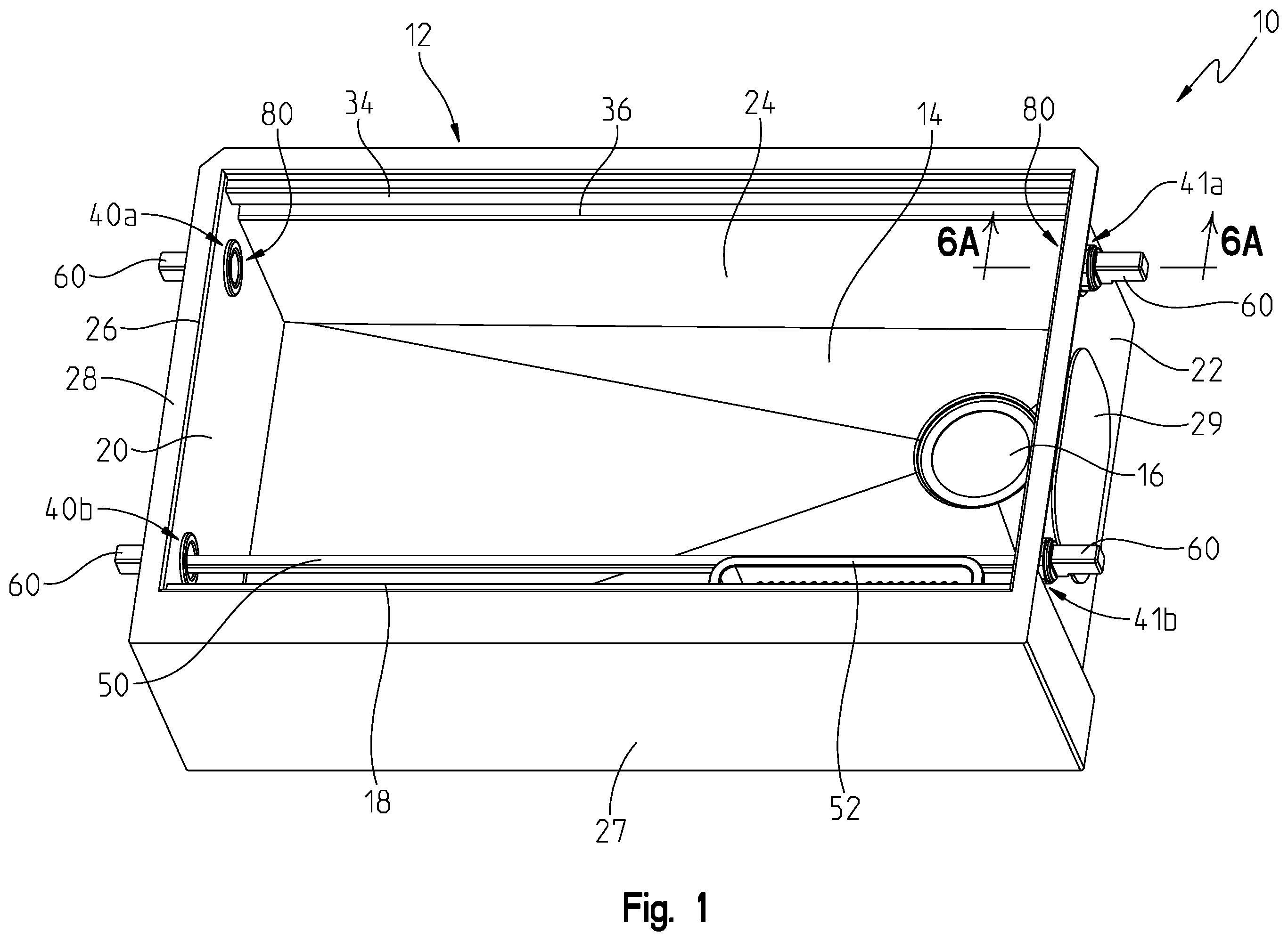 Patent US12448763 — Towel bar sink — Figure 1