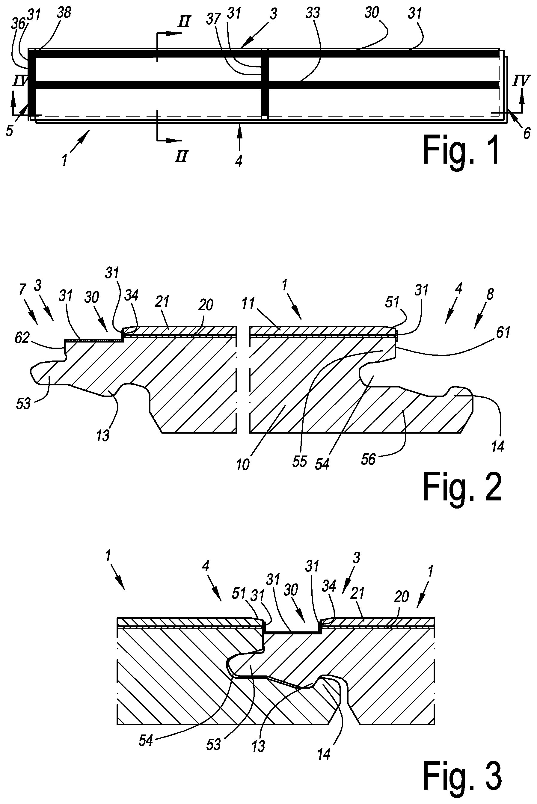 Patent US12448784 — Decorative panel comprising grout imitation — Figure 1