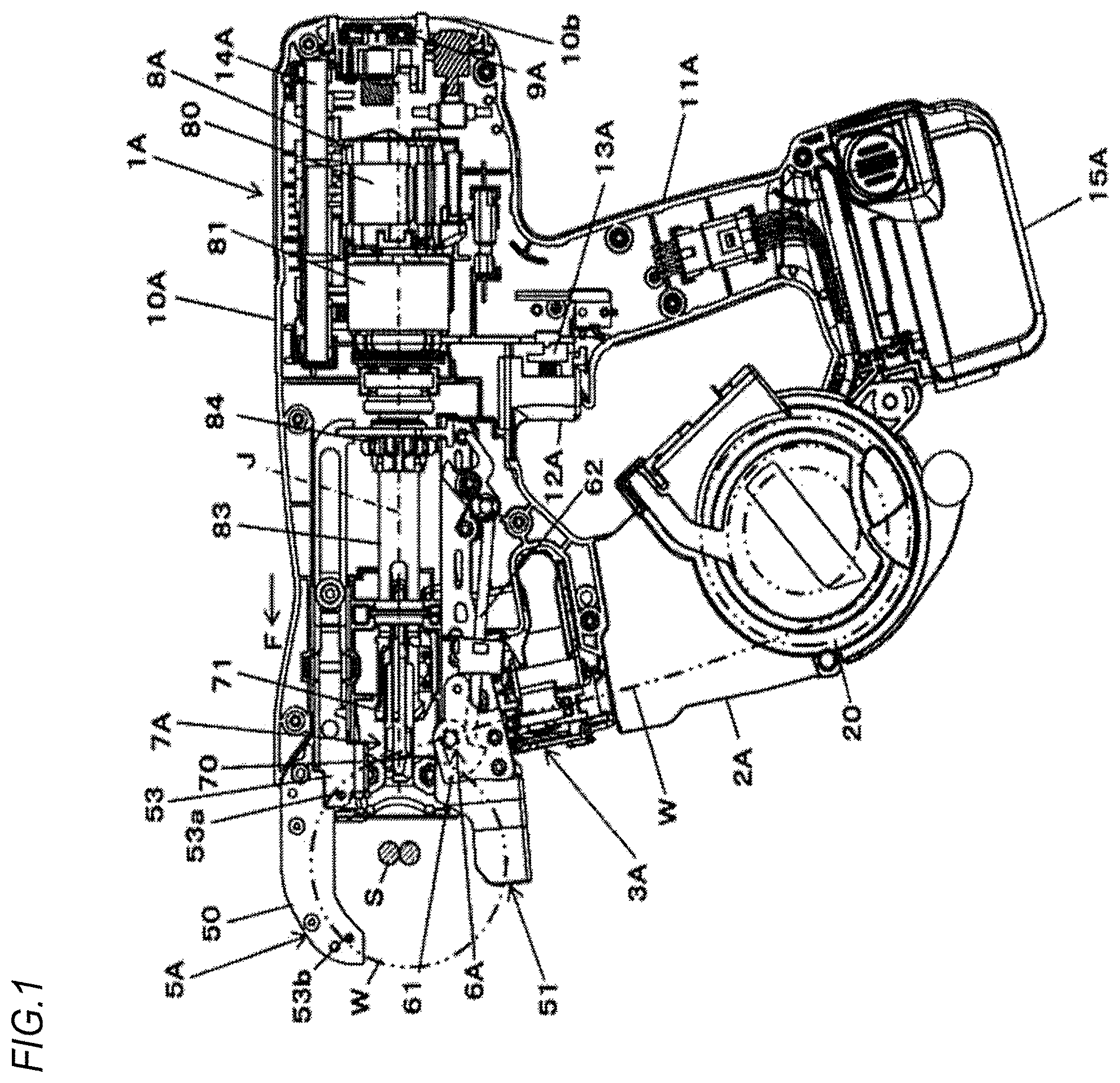 Patent US12448794 — Binding machine — Figure 1