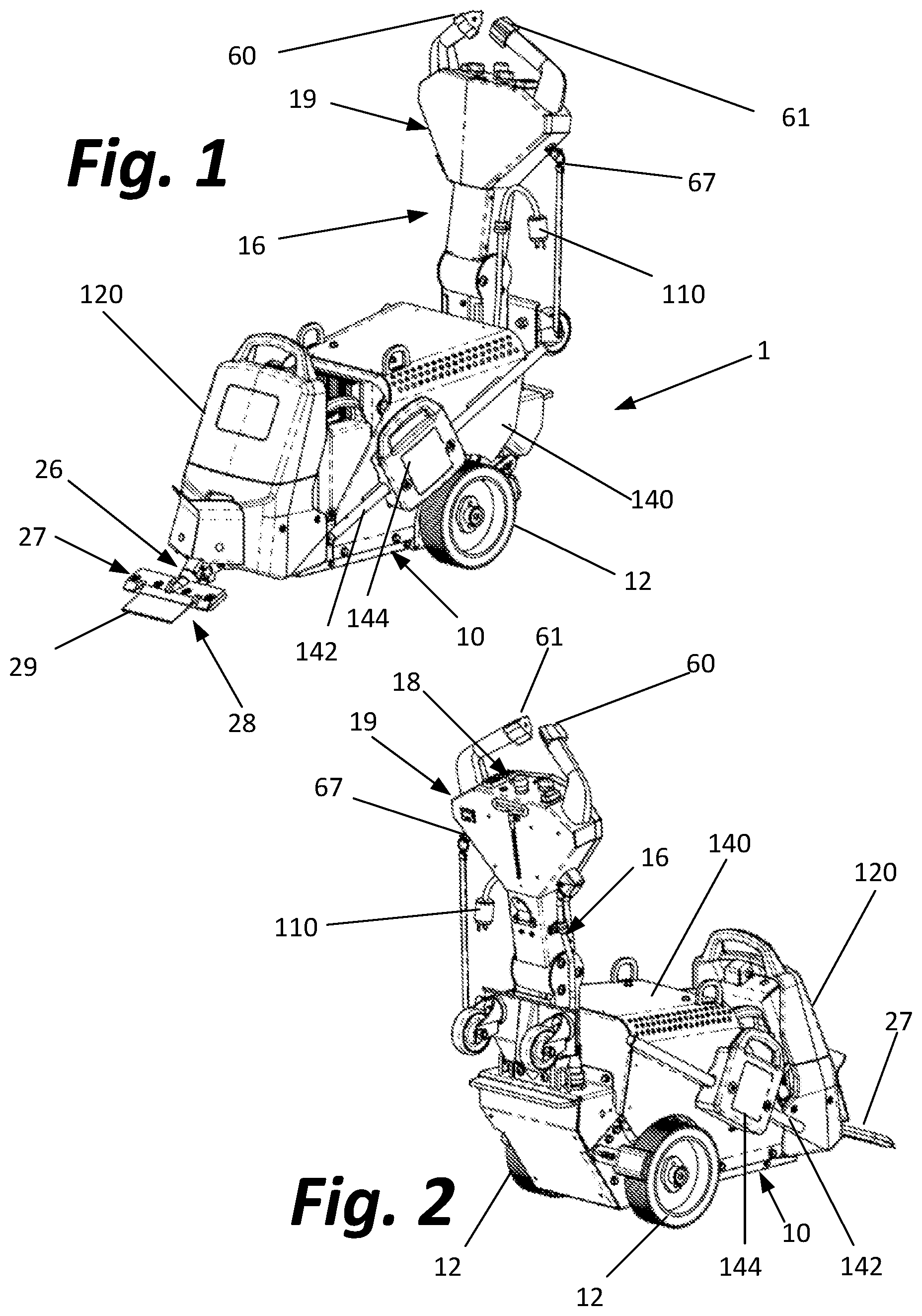 Patent US12448798 — Floor stripper machine — Figure 1
