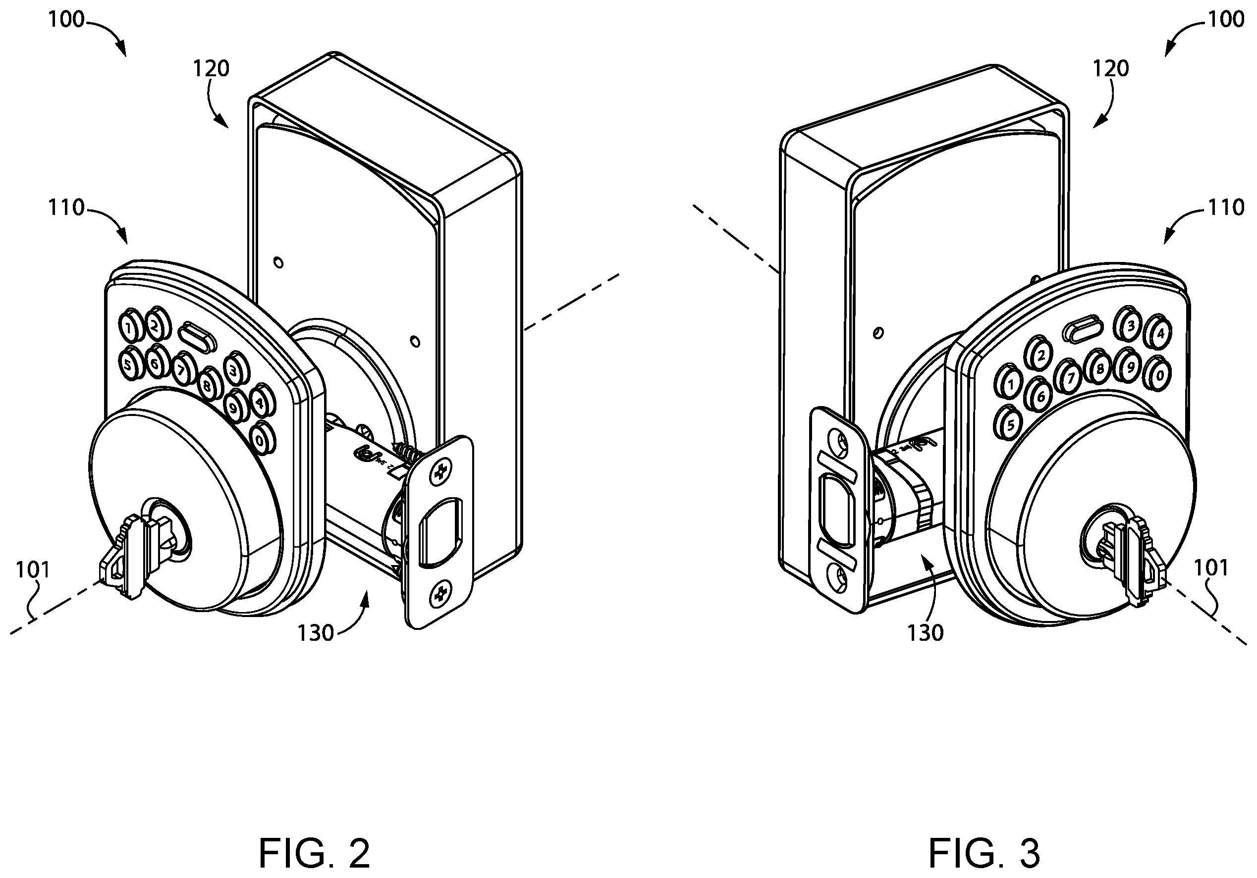 Patent US12448815 Figure 2 – Bolt actuation assembly