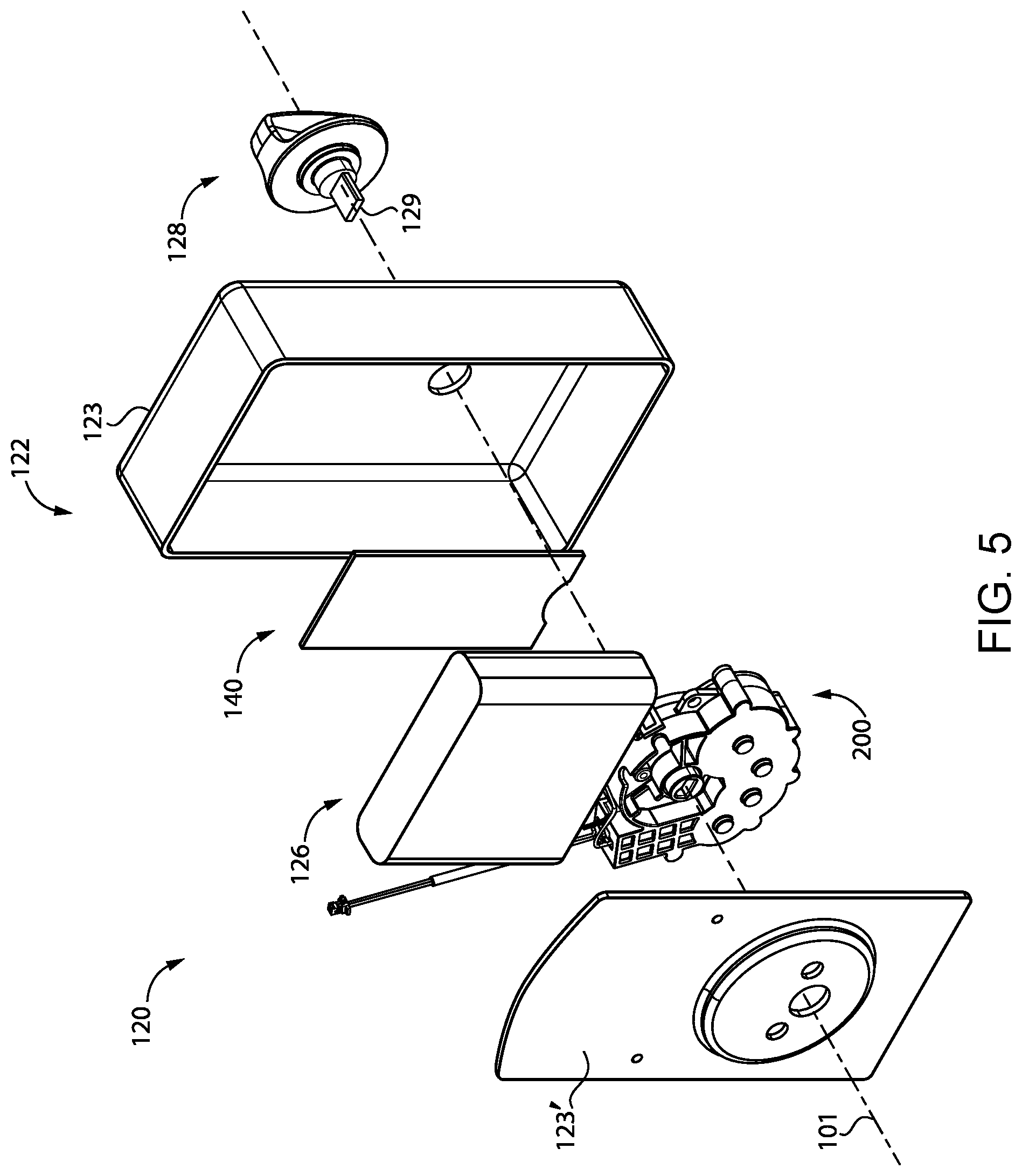 Patent US12448815 Figure 4 – Bolt actuation assembly