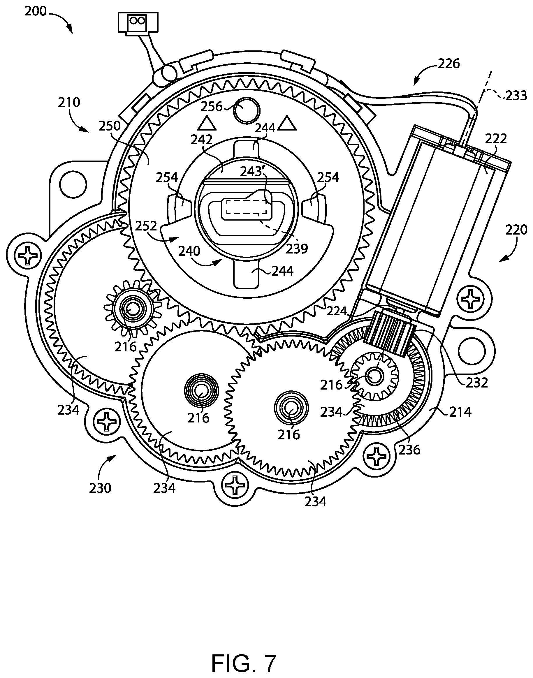 Patent US12448815 Figure 6 – Bolt actuation assembly