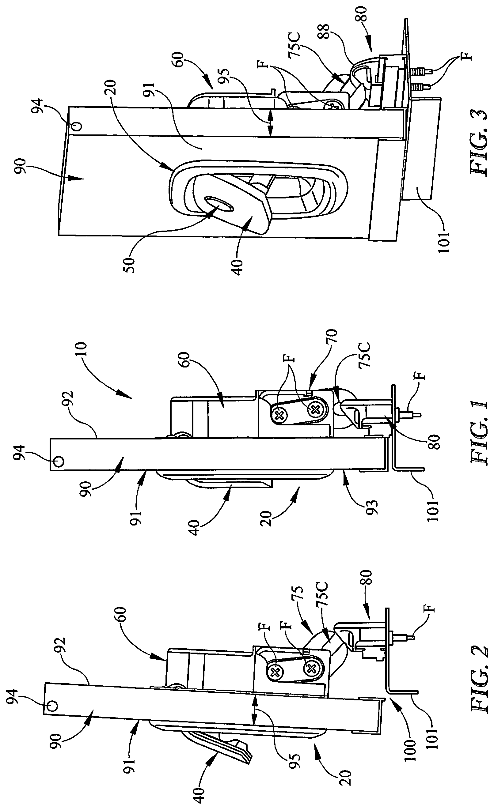 Patent US12448823 — Door handle and locking system — Figure 1