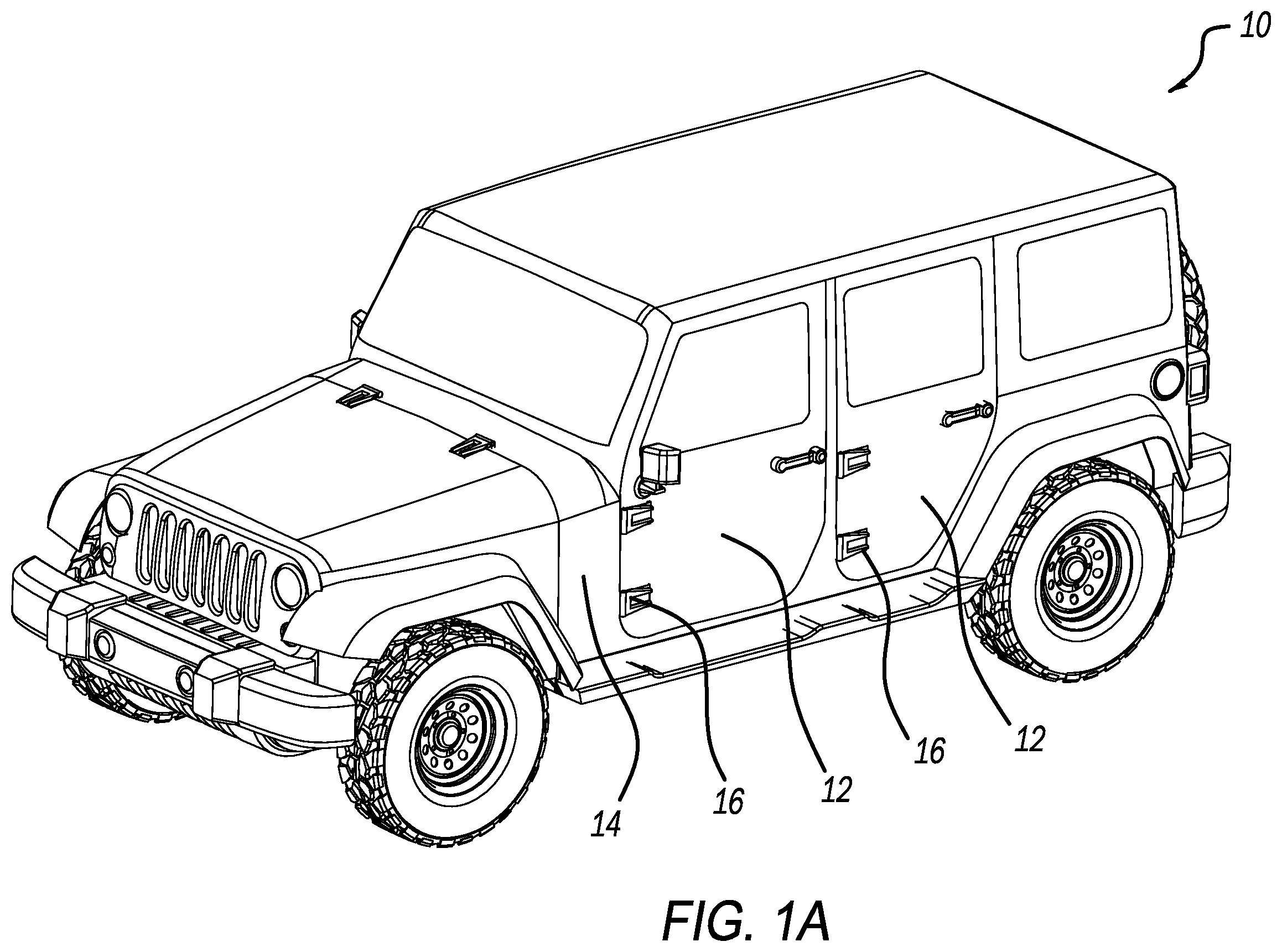 Patent US12448825 — Quick release automotive check strap — Figure 1