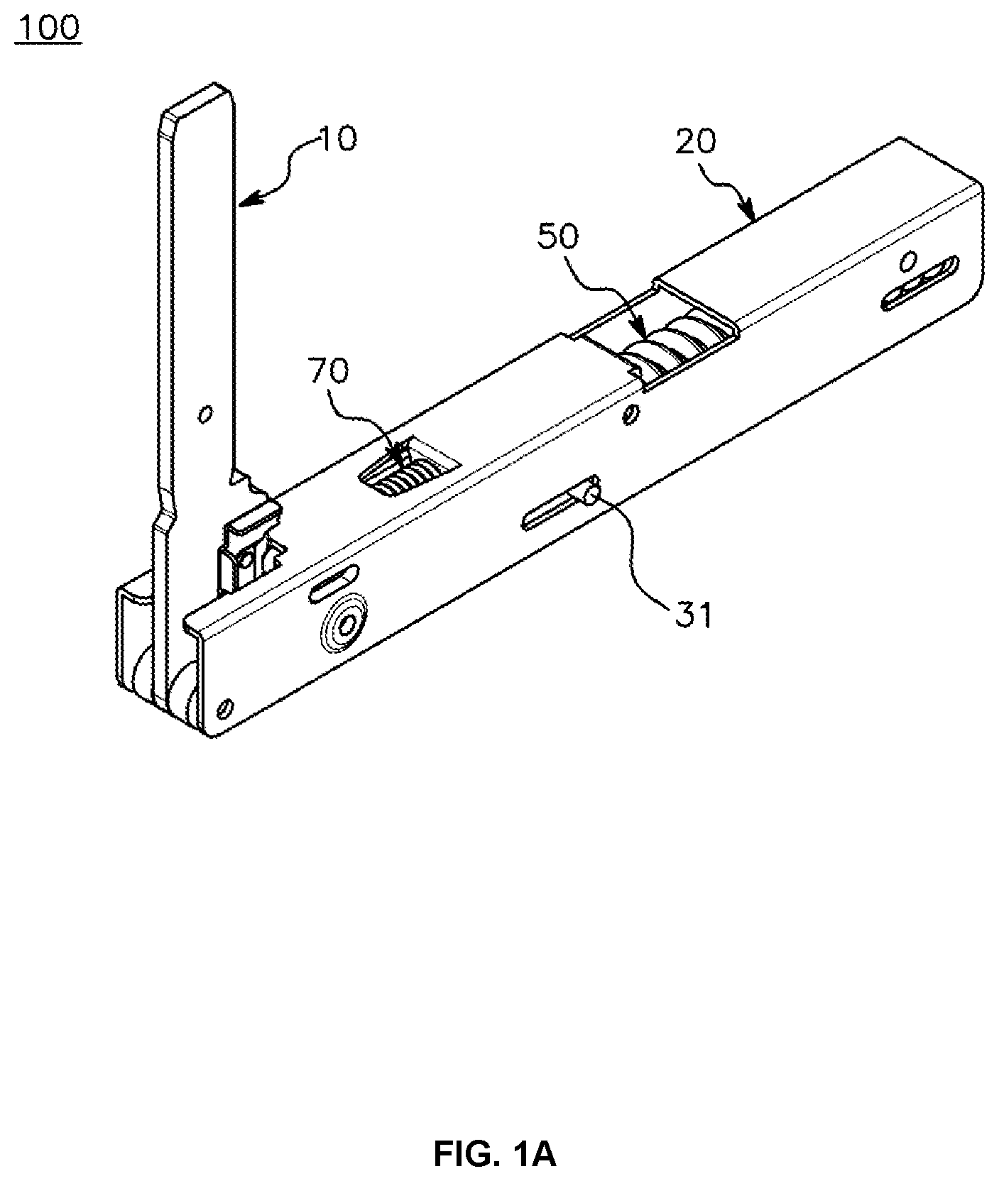 Patent US12448830 — Door hinge — Figure 1