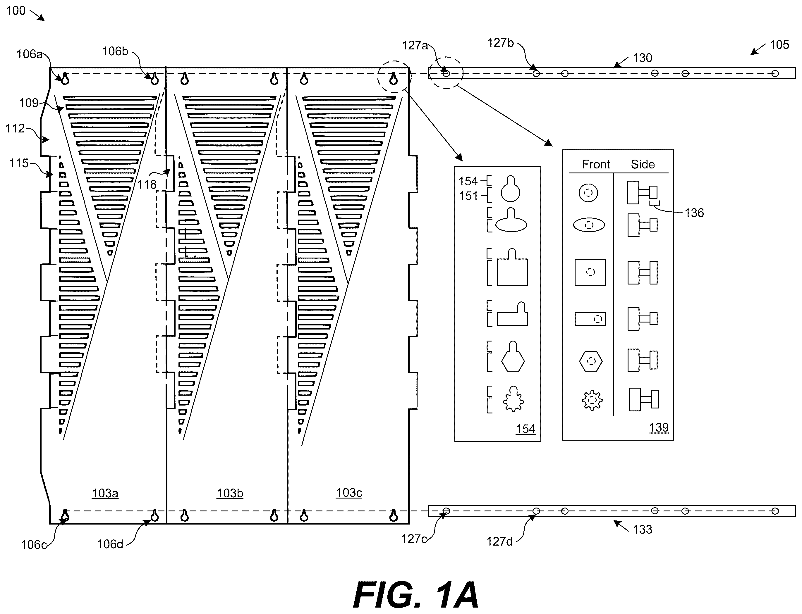 Patent US12448834 — Storm shutter panel systems and method of design — Figure 1