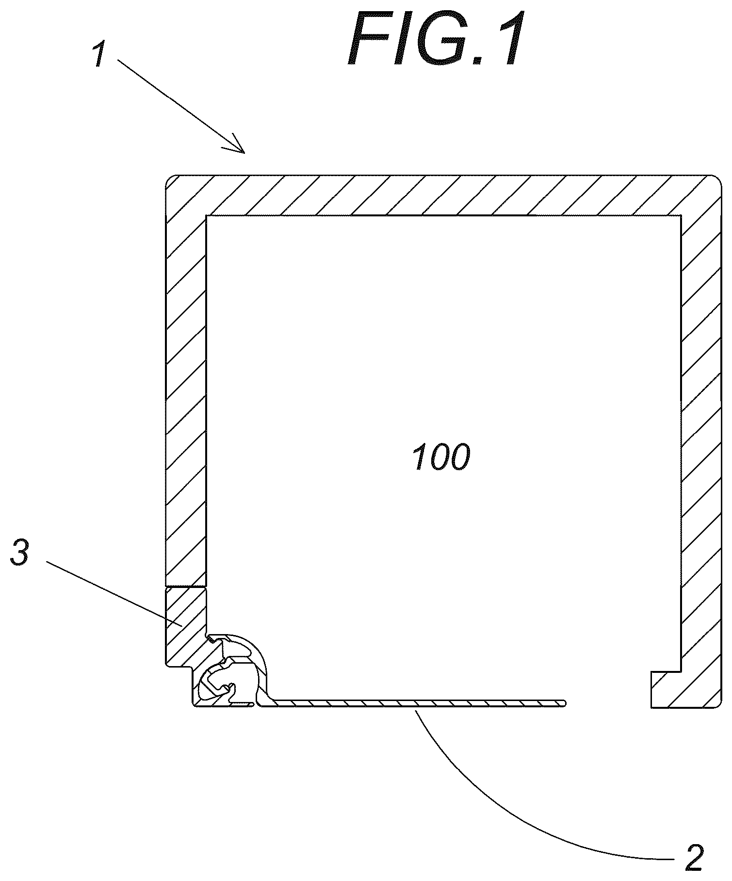 Patent US12448837 — Covering box and hood for roller elements — Figure 1