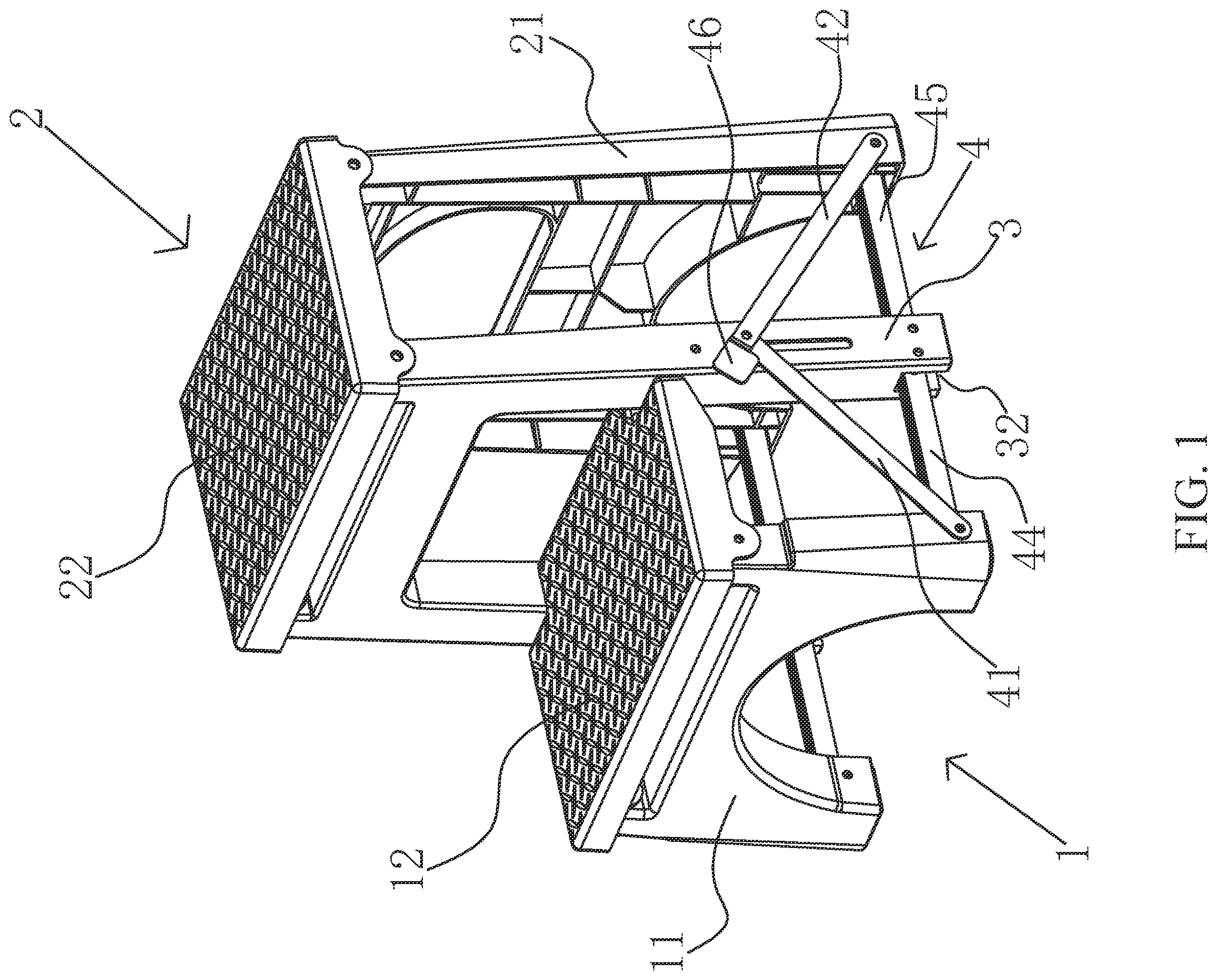 Patent US12448842 — Two-step step stool — Figure 1