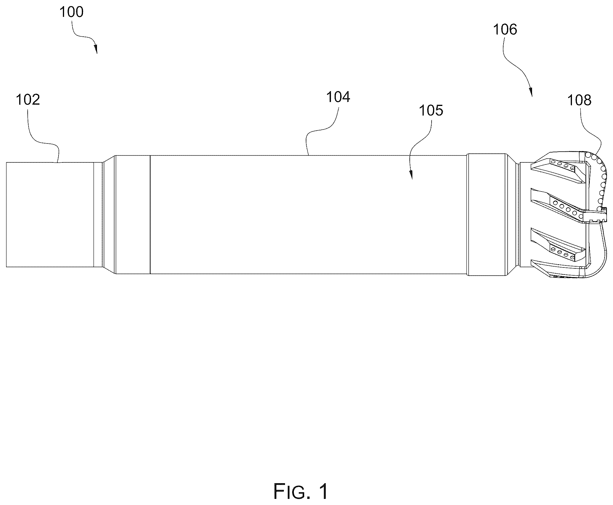 Patent US12448845 — Apparatus with fluid powered drive assemblies and method of fabrication — Figure 1