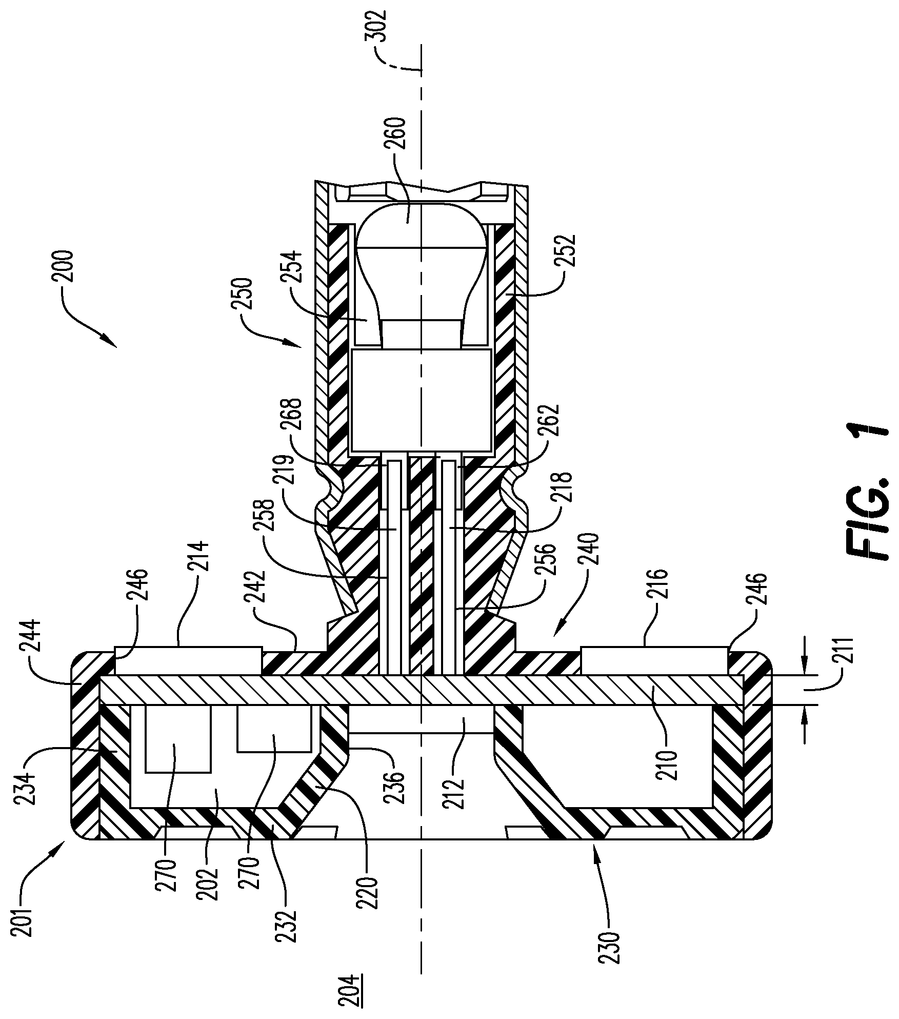 Patent US12448854 Figure 1 – Oriented perforating system