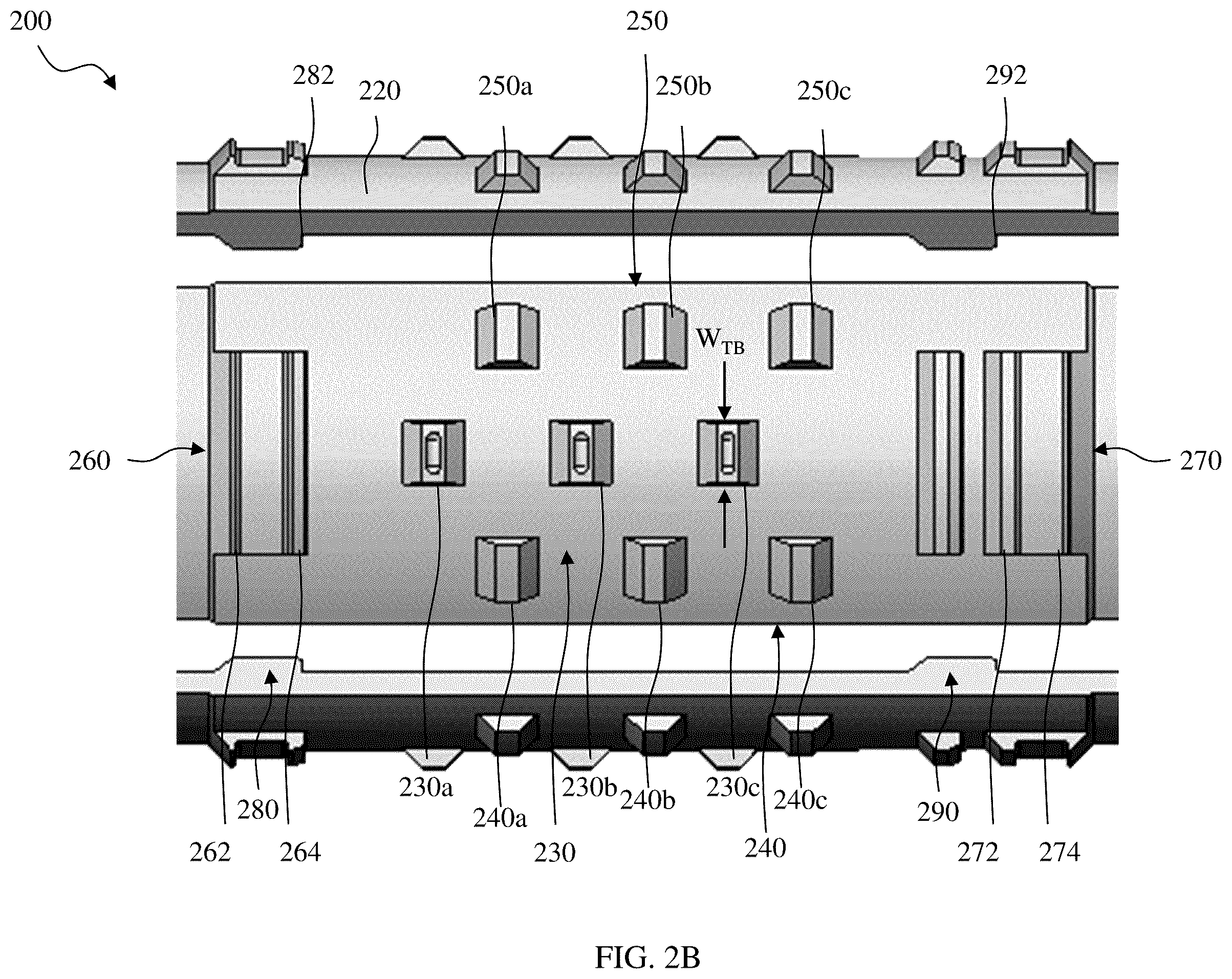 Patent US12448856 Figure 3 – Latch collet including unique collet prop buttons