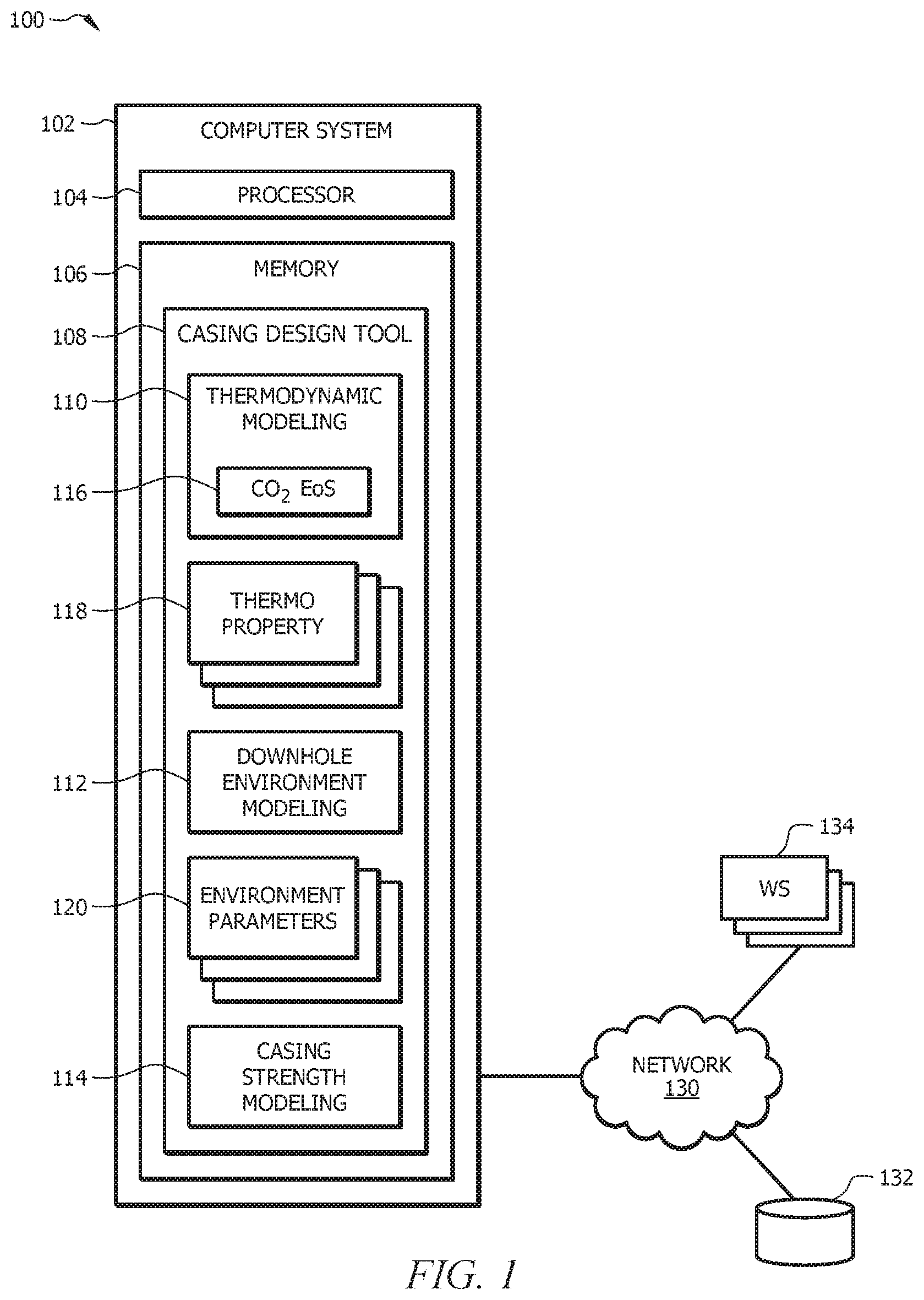 Patent US12448869 — CO 2 operation temperature and pressure analysis and well design with CO 2 modeling with equation of state method — Figure 1