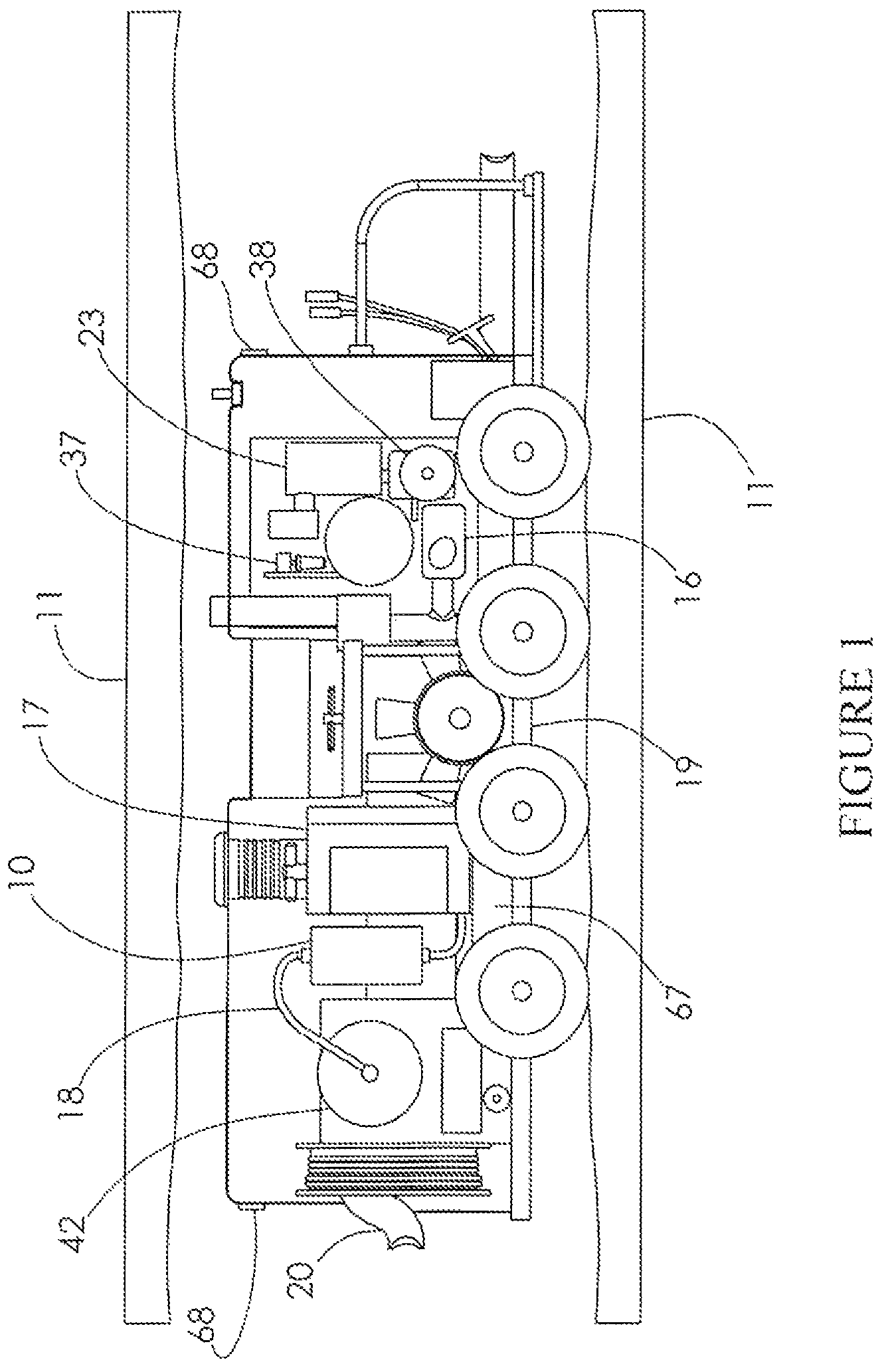 Patent US12448888 Figure 1 – Method and apparatus for using electro-magnetic radiation in narrow vein mining