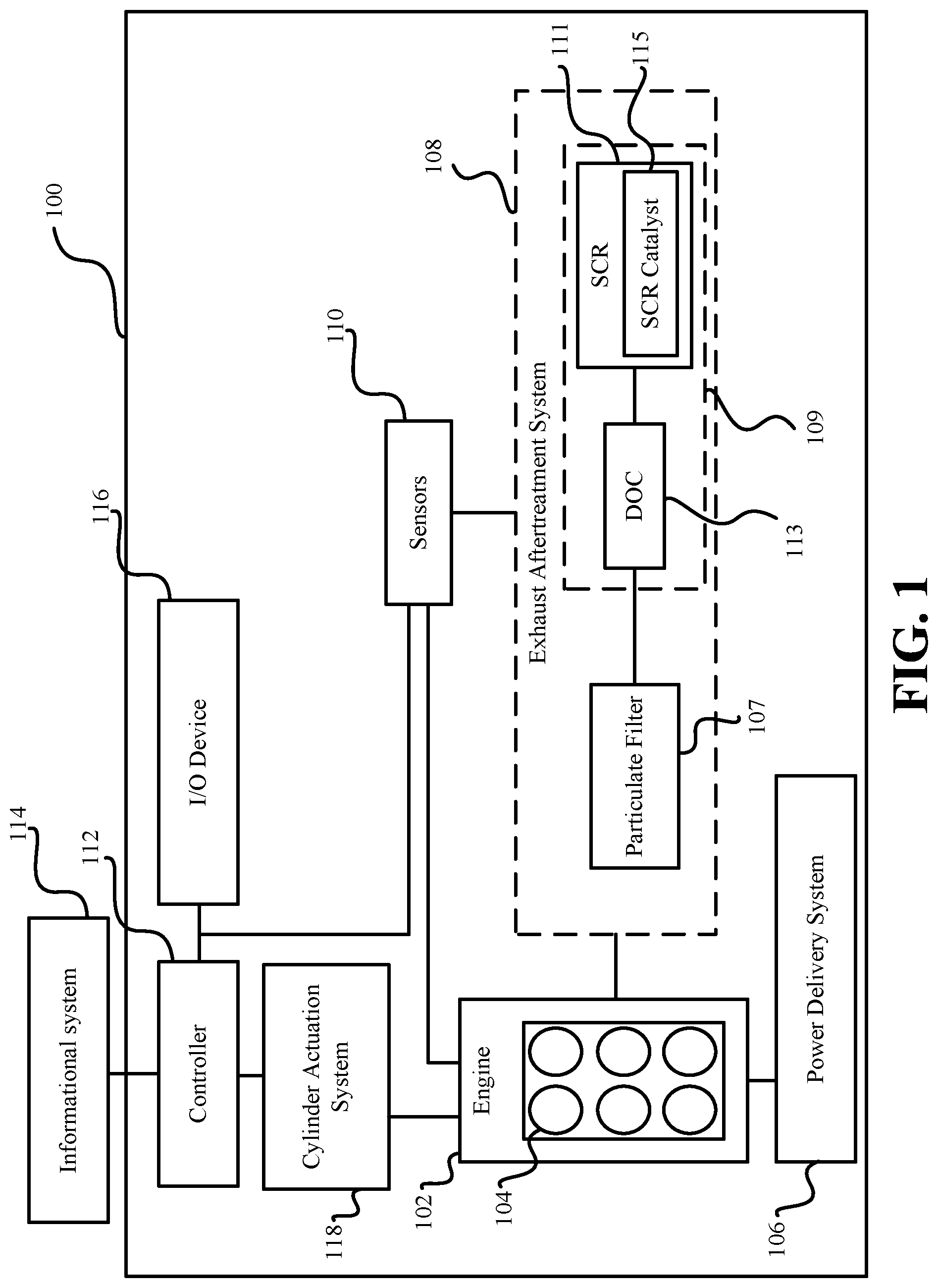 Patent US12448911 Figure 1 – Systems and methods to minimize exhaust system condensation