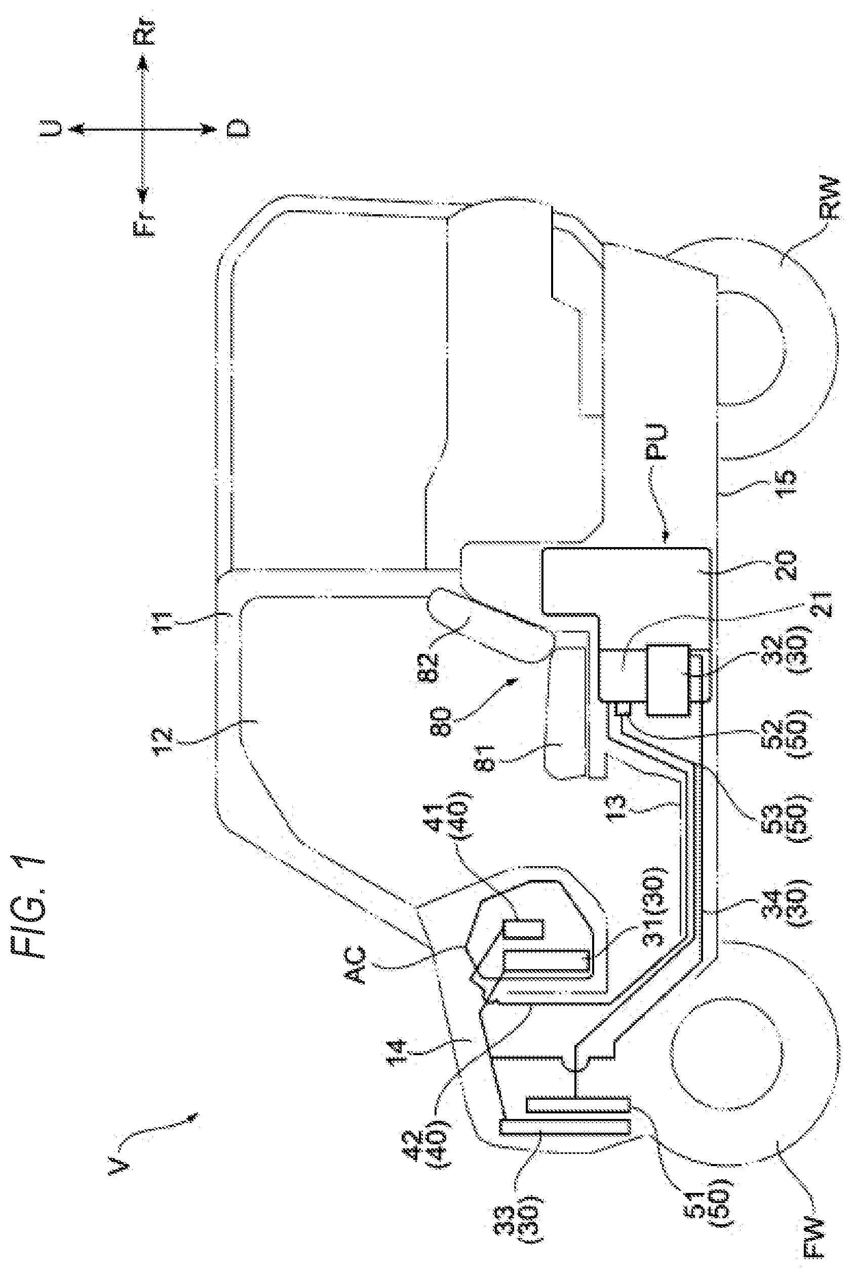 Patent US12448914 — Power unit — Figure 1