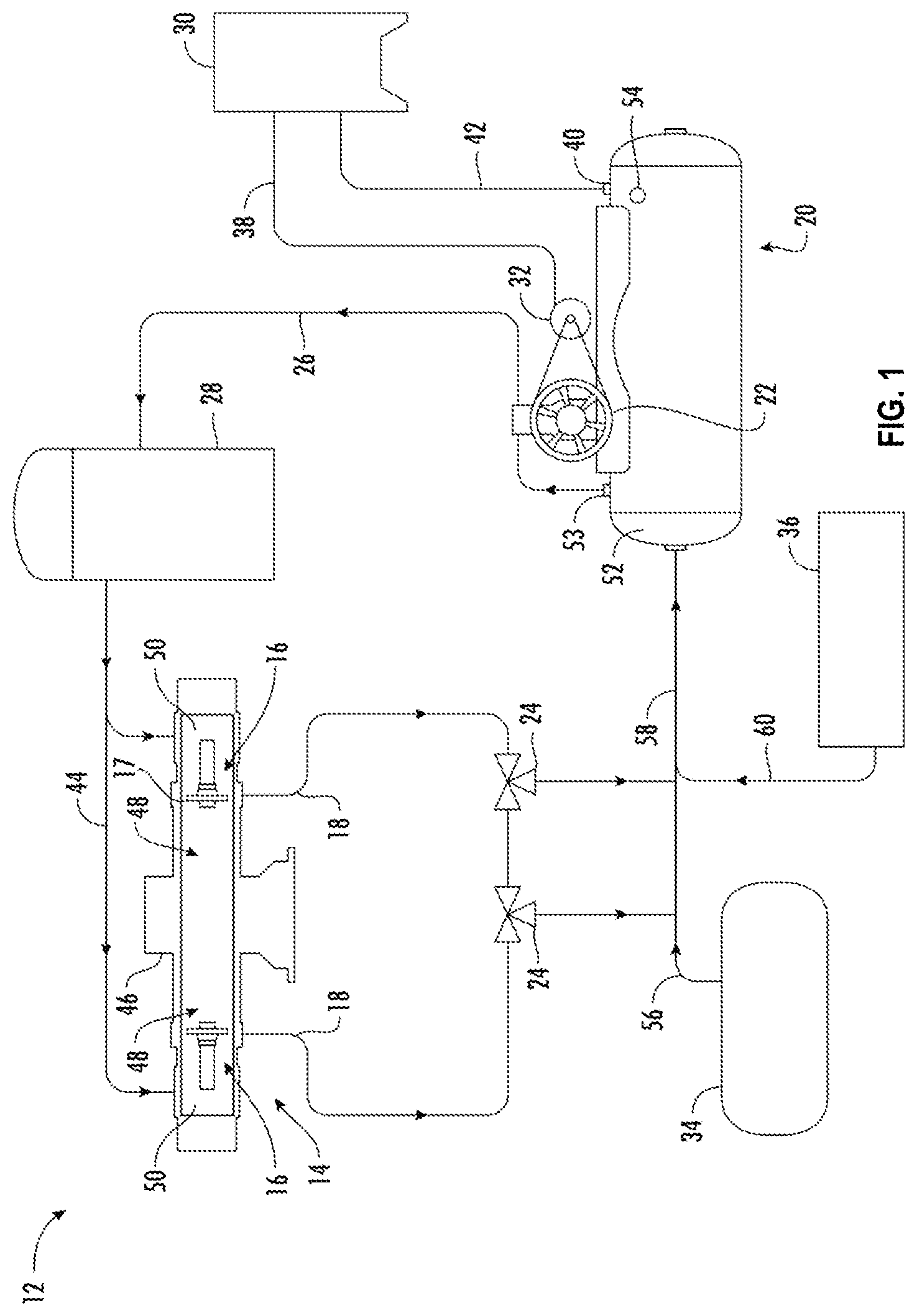 Patent US12448961 — Fluid recovery system — Figure 1