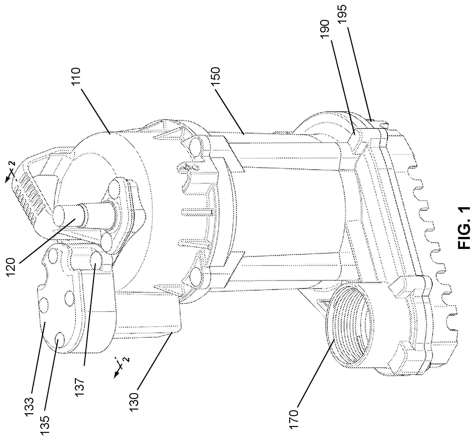 Patent US12448974 — Capacitive fluid detection system for a pump — Figure 1