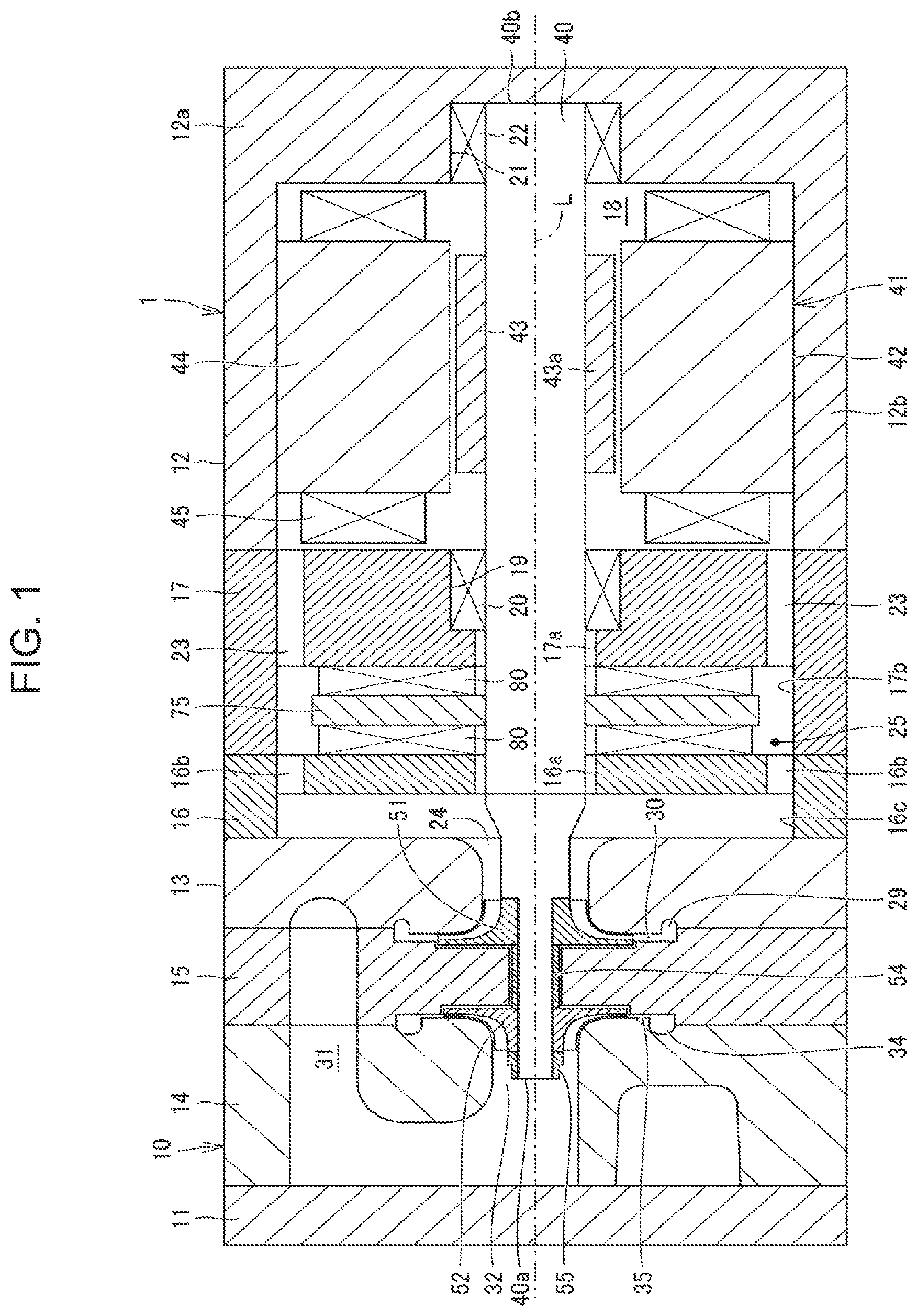 Patent US12448979 — Electric turbo compressor — Figure 1