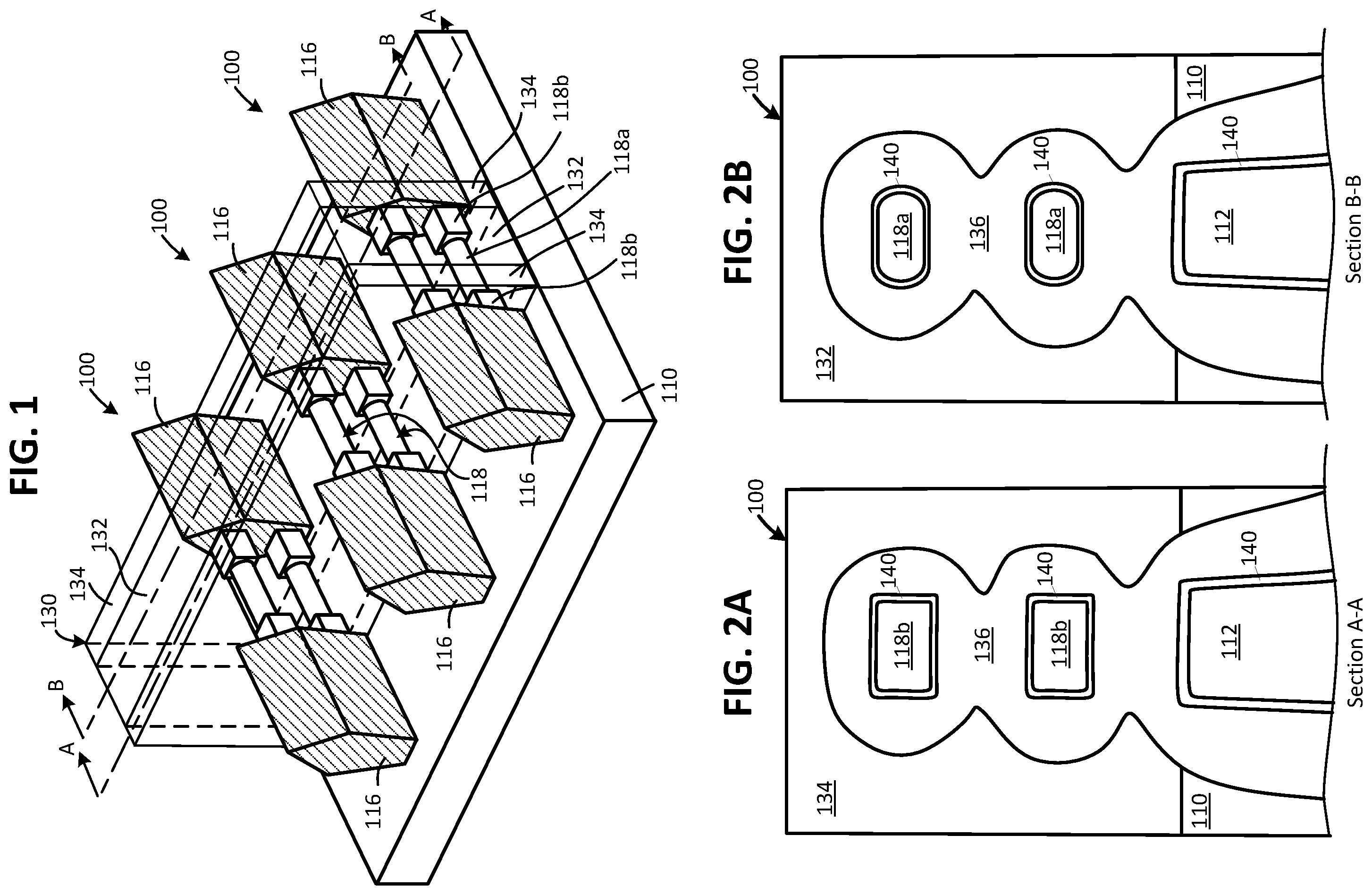 Patent US12453115 — Nanowire transistor structure and method of shaping — Figure 1