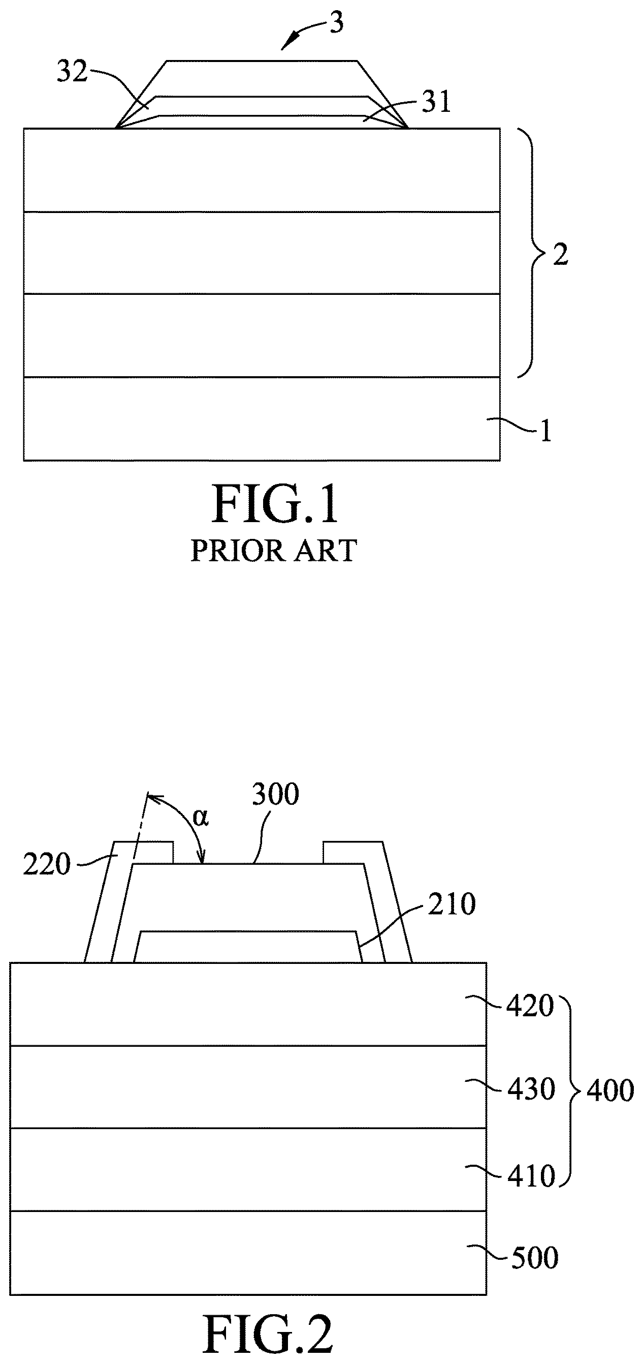 Patent US12453219 — Light emitting diode and method for making the same — Figure 1