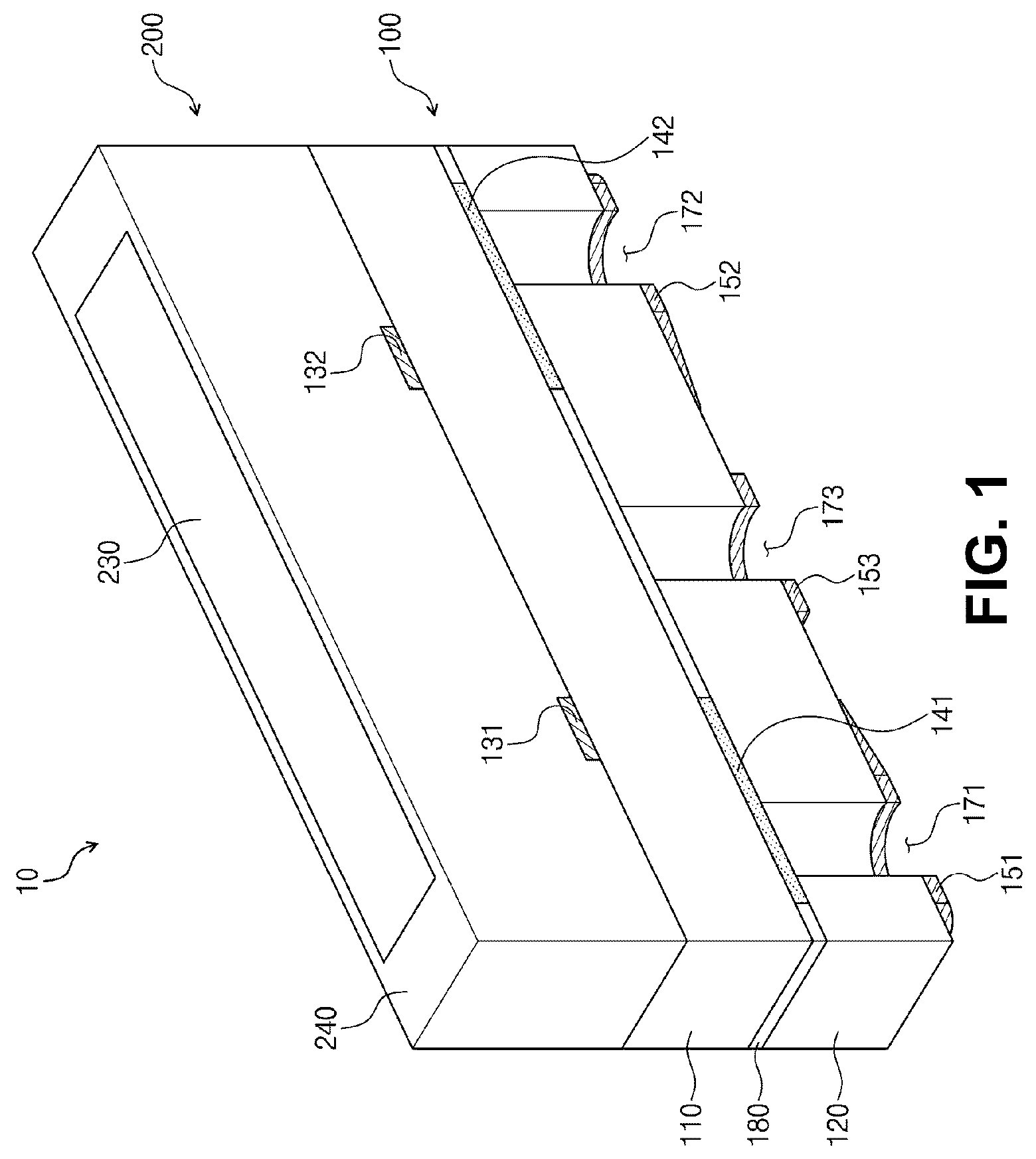 Patent US12453226 — Light emitting diode, light emitting diode module, and display device including the same — Figure 1