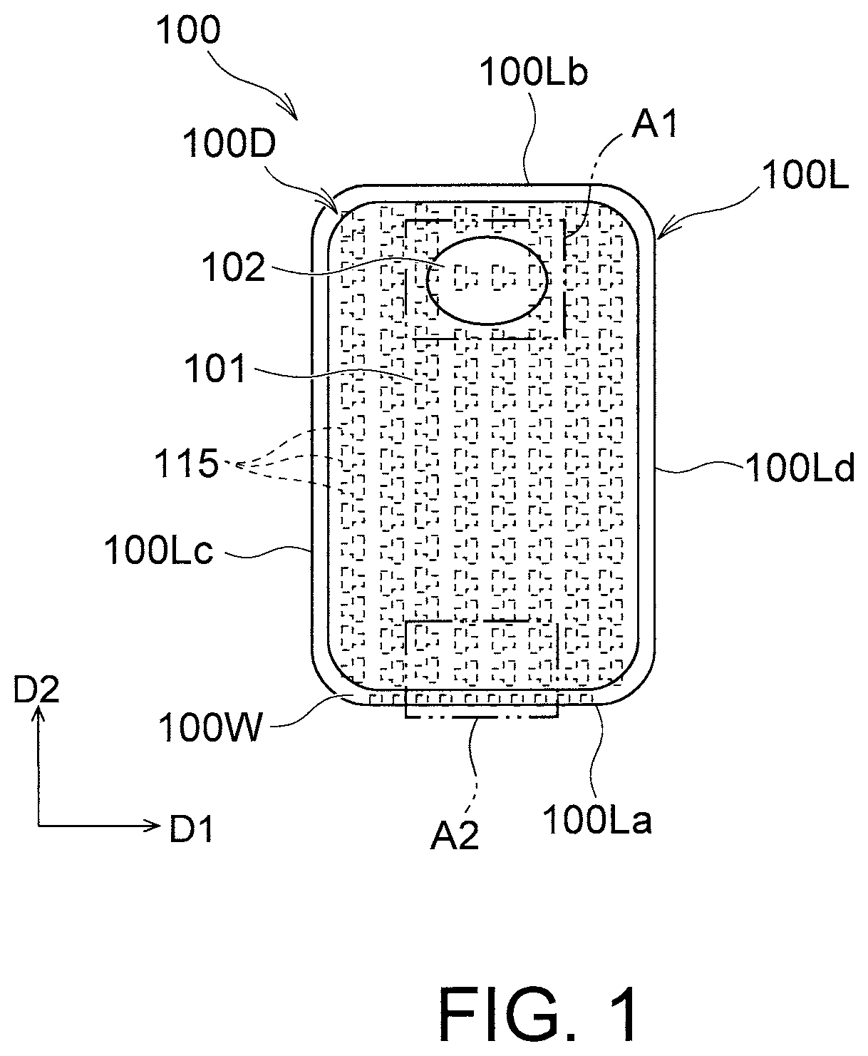 Patent US12453242 — Organic device and manufacturing method for organic device — Figure 1