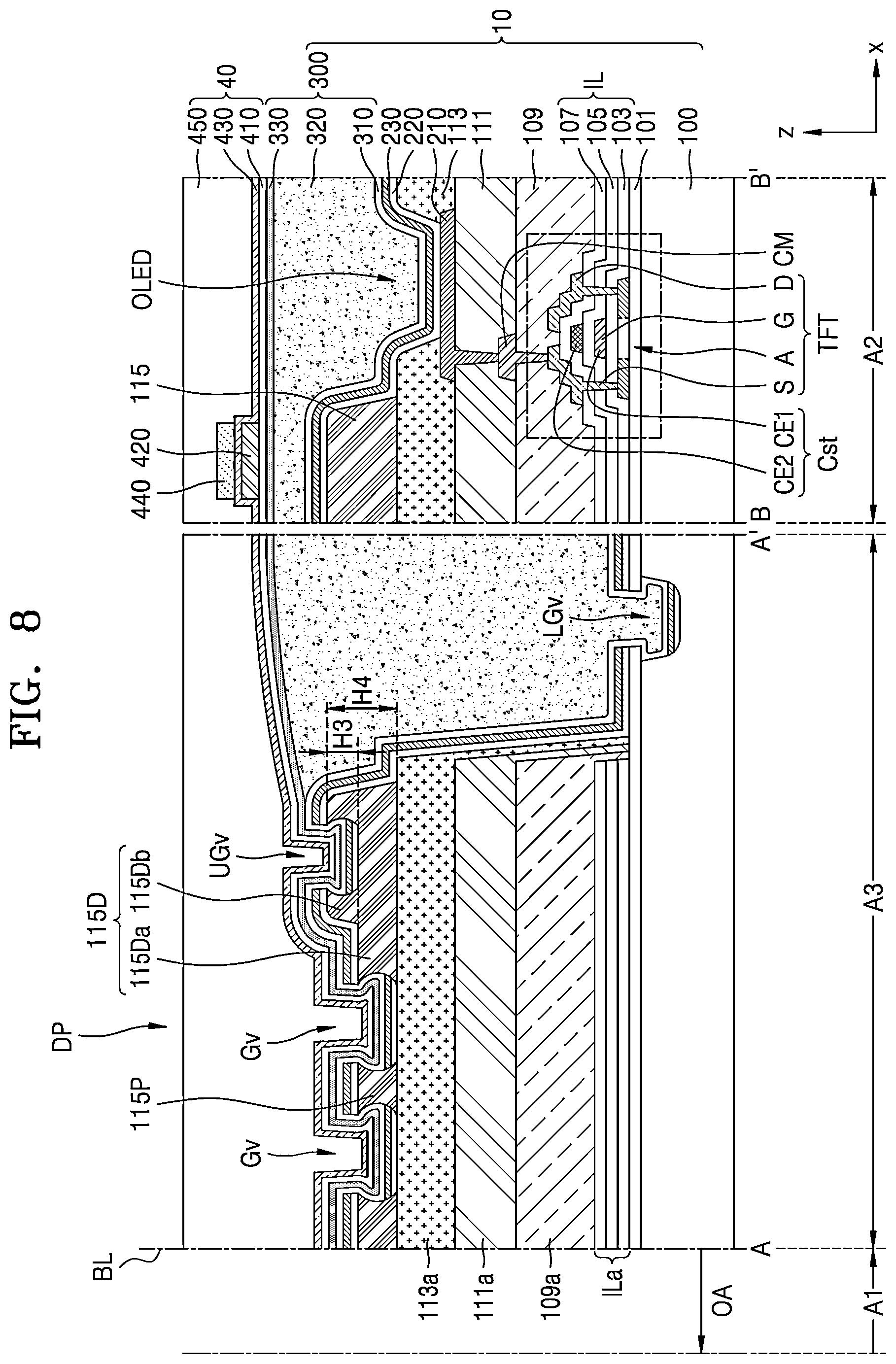Patent US12453251 Figure 11 – Display apparatus