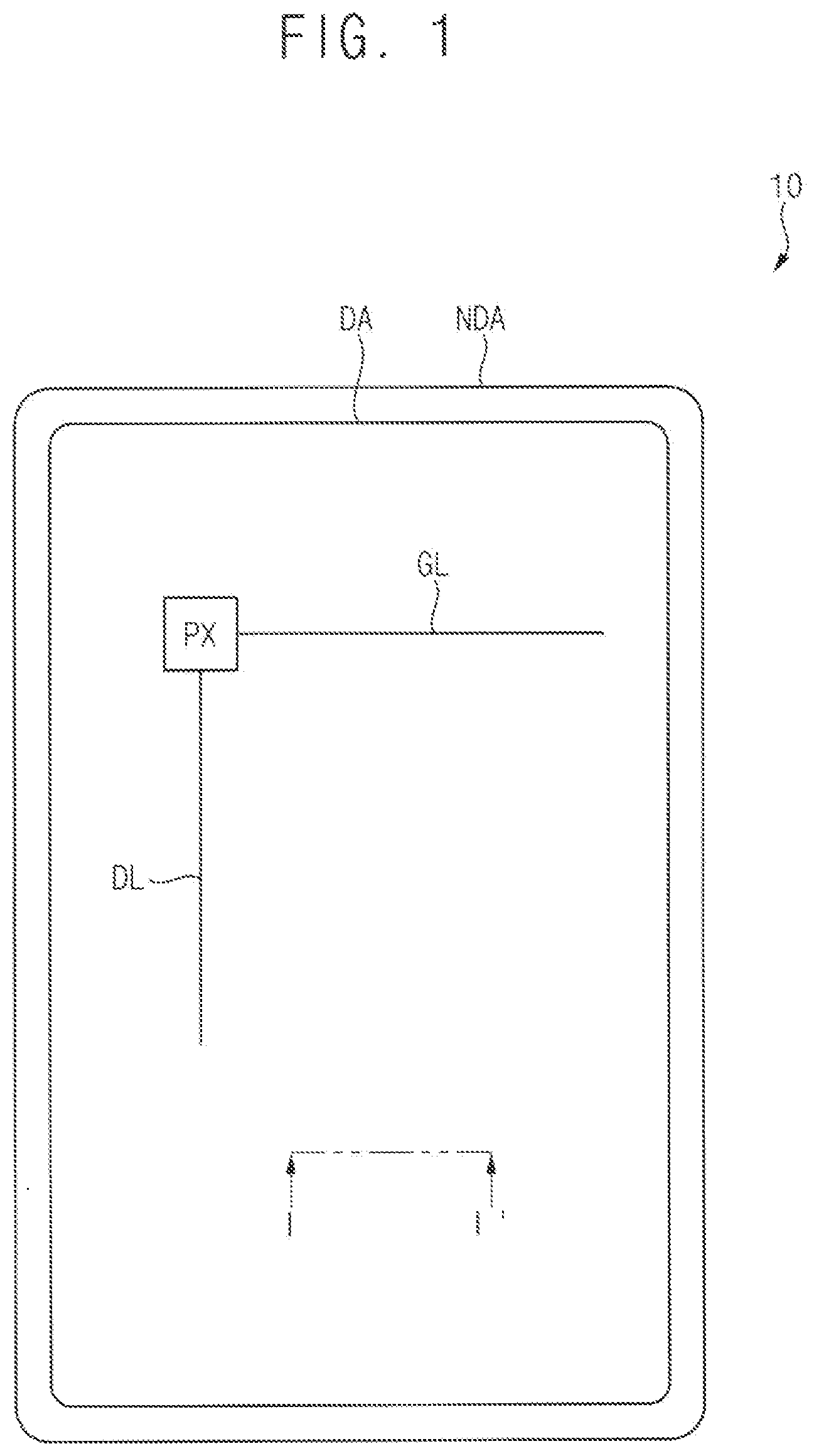 Patent US12453264 Figure 1 – Display device and method of manufacturing the same