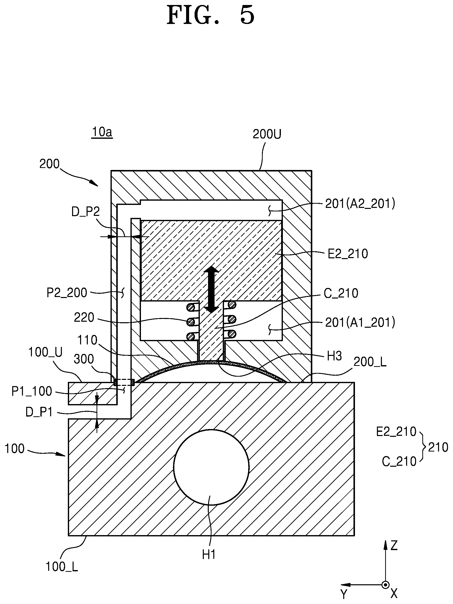 Patent US12455013 Figure 5 – Fluid control device and substrate processing apparatus including the same