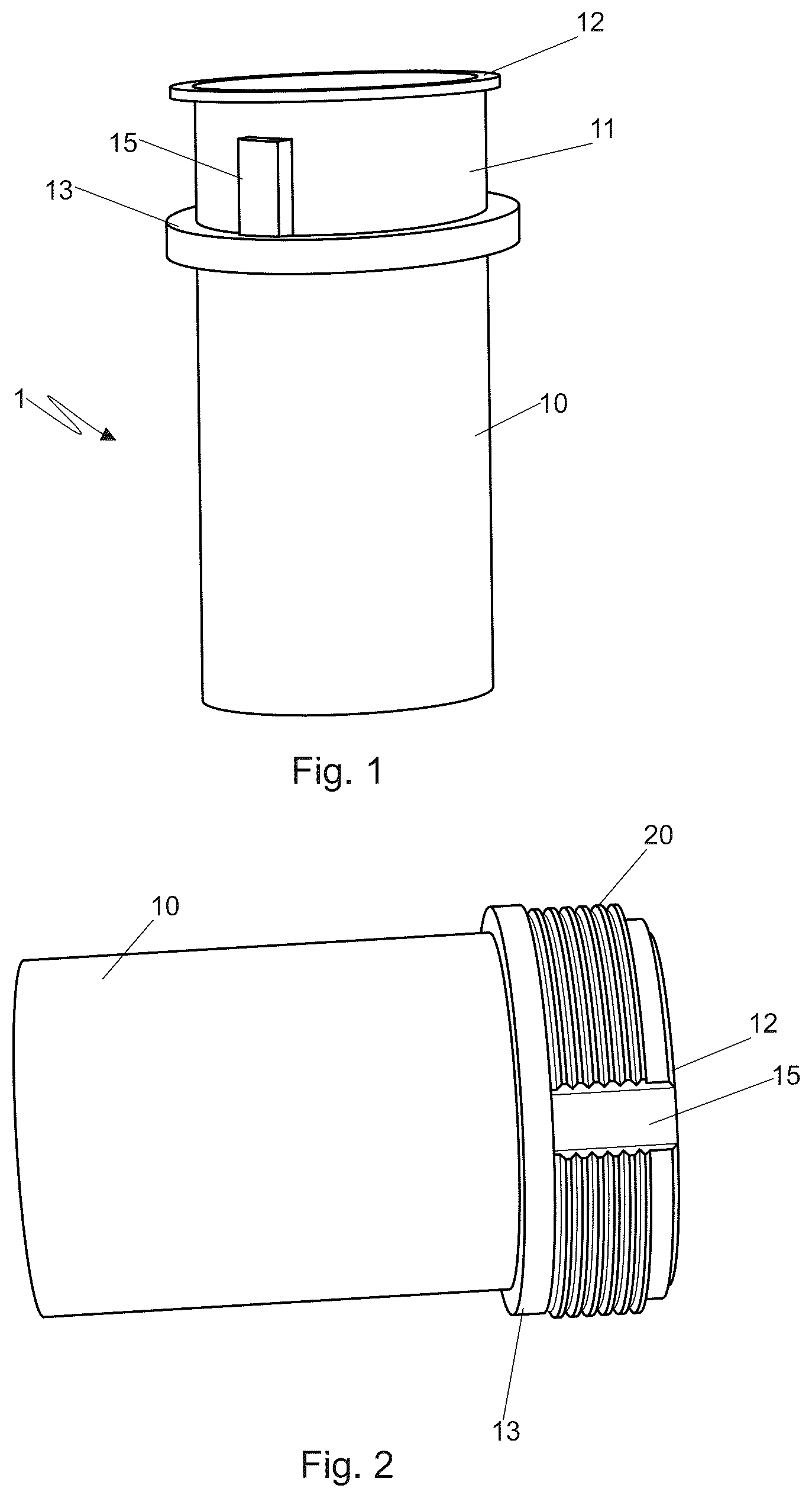 Patent US12455024 — Connecting element — Figure 1