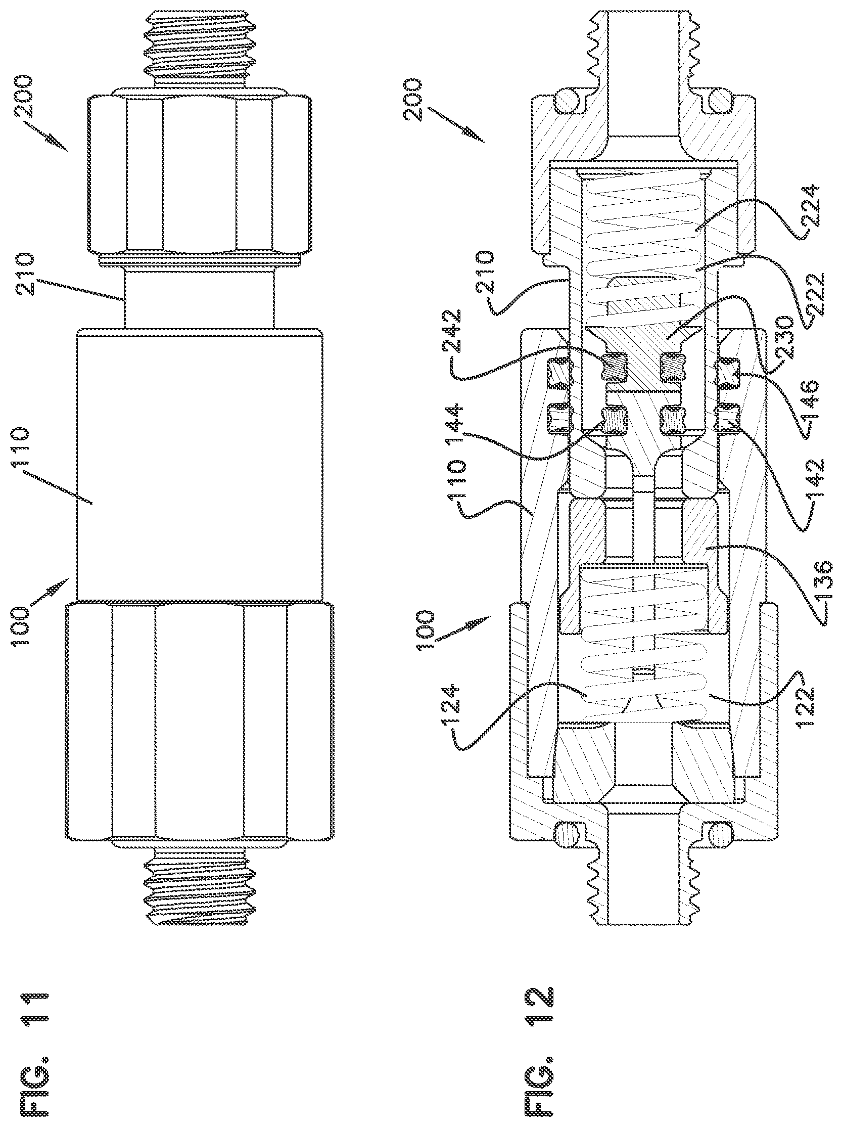 Patent US12455031 Figure 5 – Low-spill coupling assembly