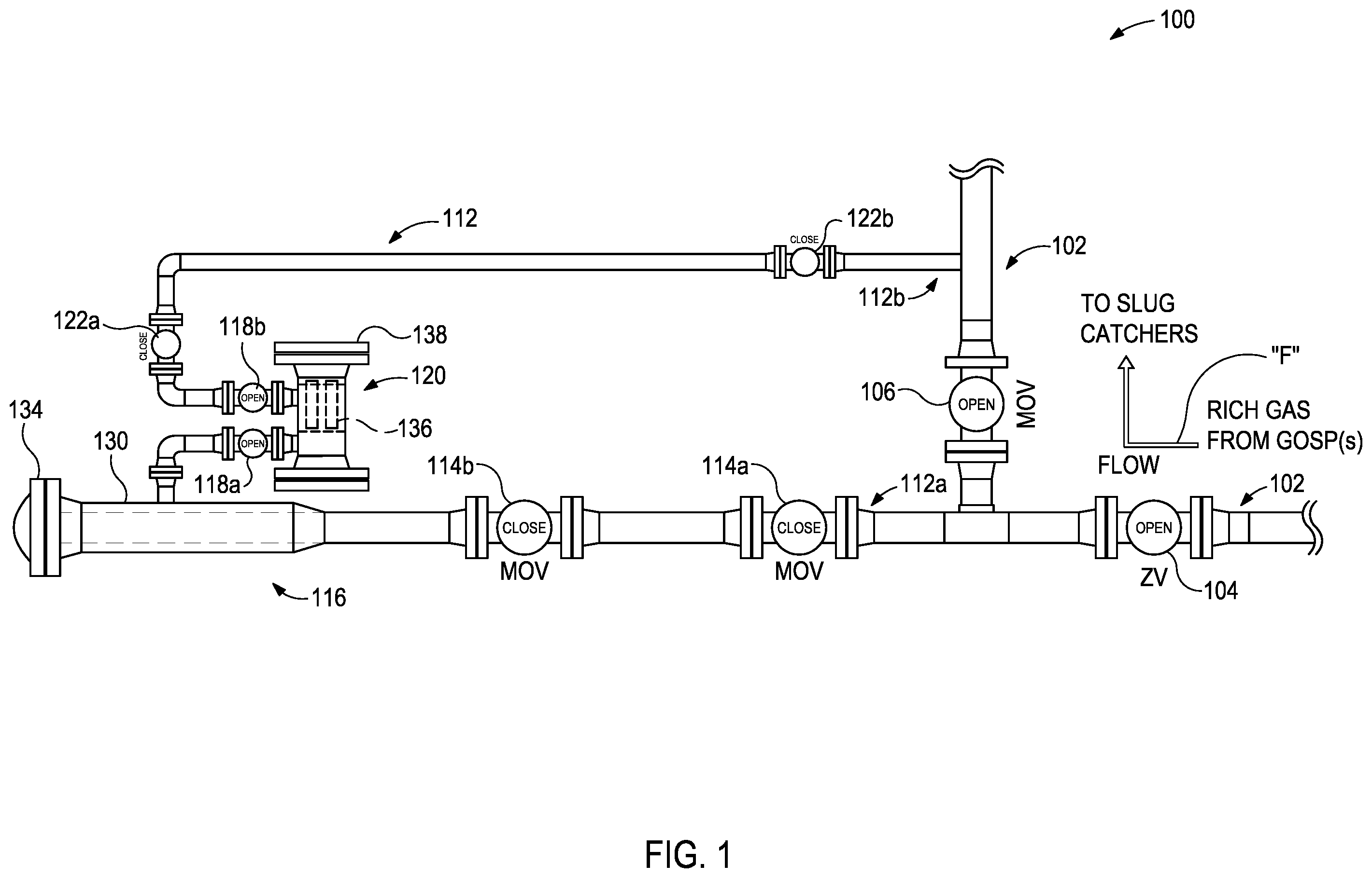 Patent US12455037 — Scraper receiver with filter upstream of a kicker valve — Figure 1