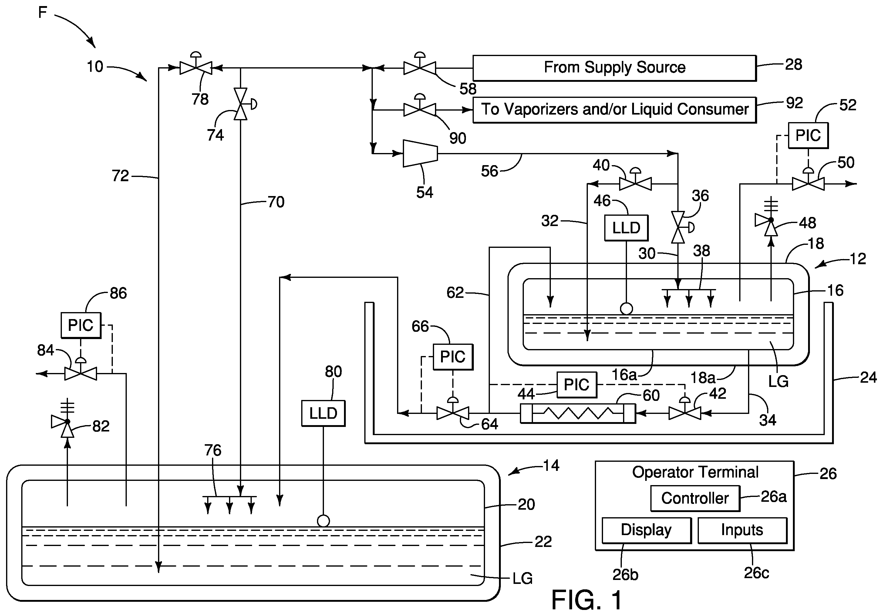 Patent US12455047 — Cryogenic storage system — Figure 1