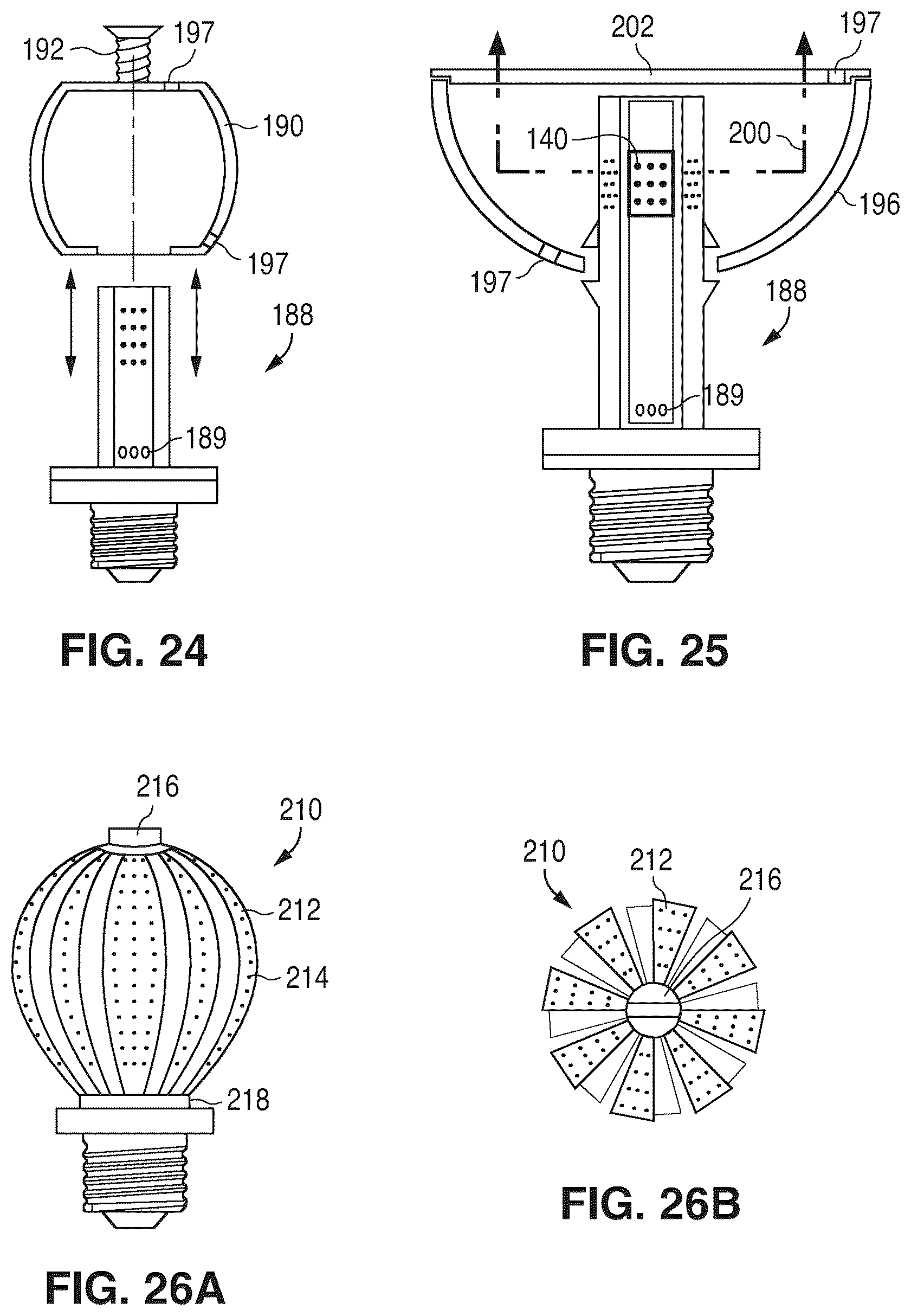 Patent US12455049 Figure 7 – Solid state lamp using light emitting strips