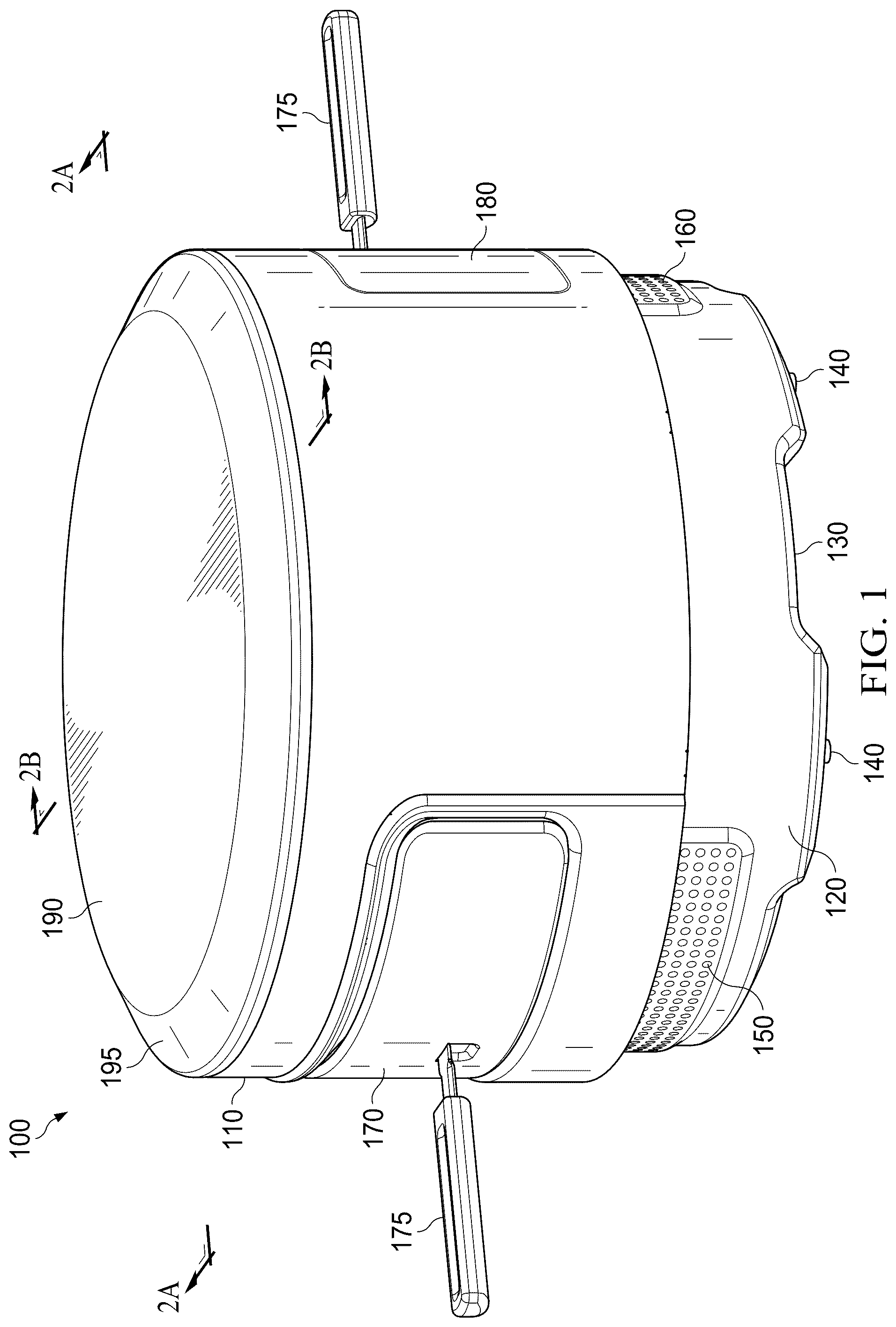 Patent US12455080 — Combustion oven — Figure 1