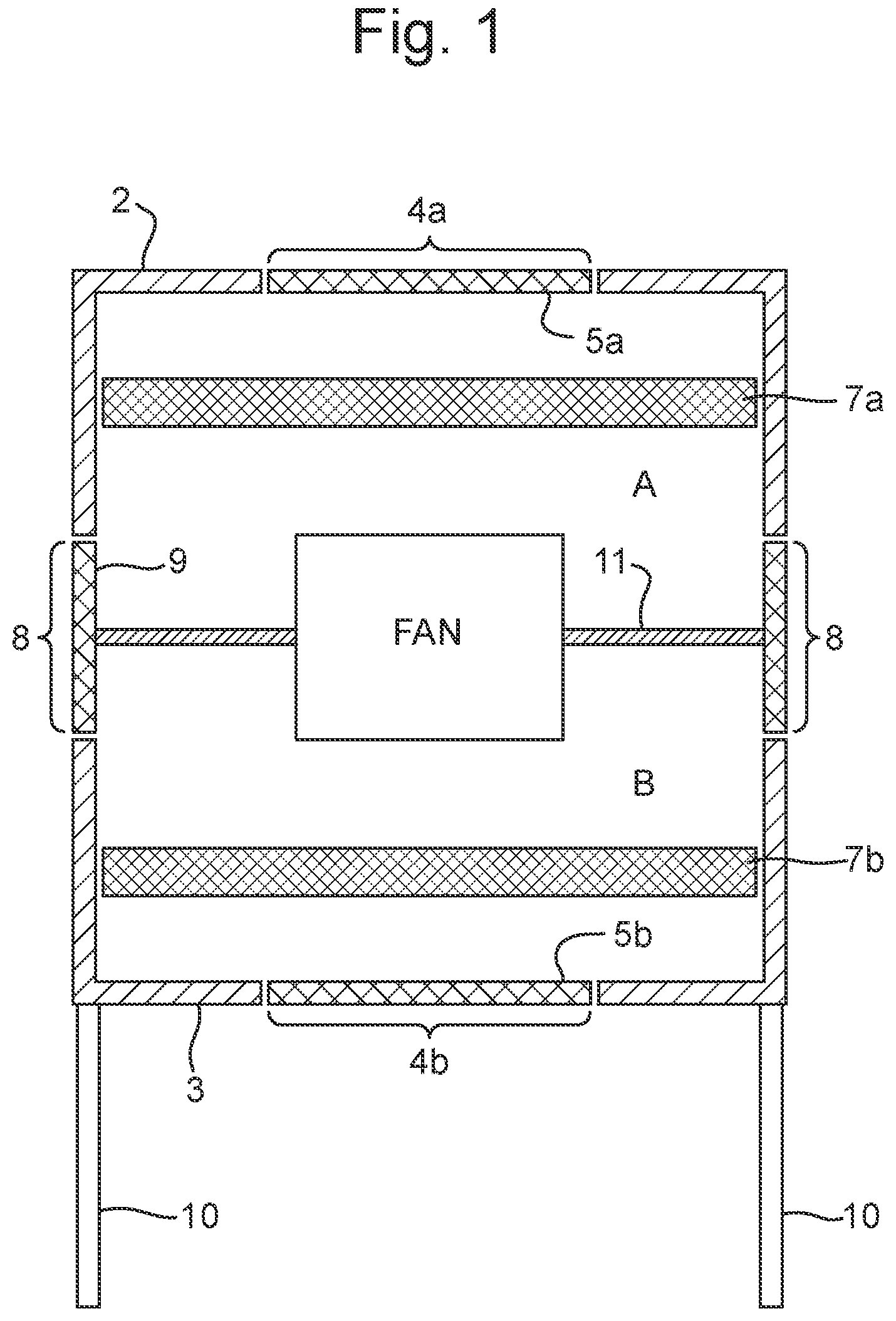 Patent US12455086 Figure 1 – Air purifier