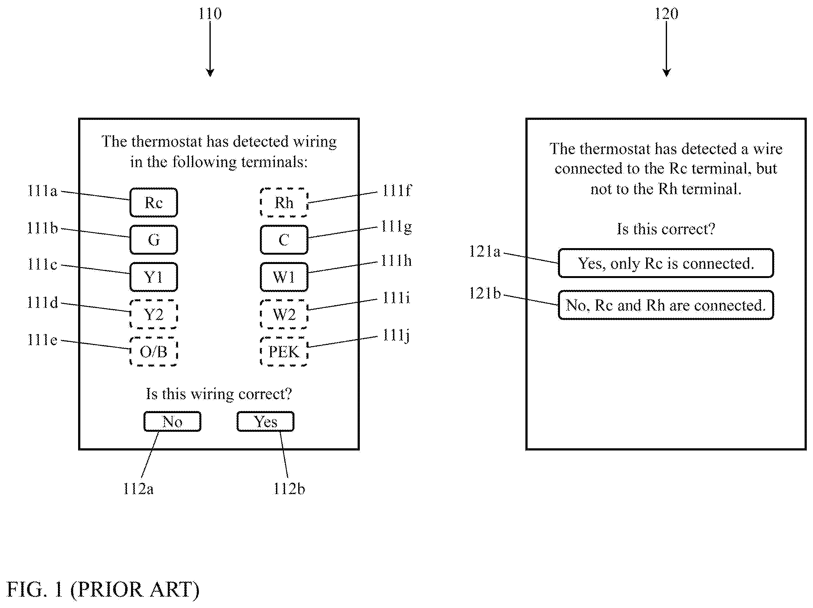 Patent US12455089 — Automatic wire detection for smart HVAC controllers — Figure 1