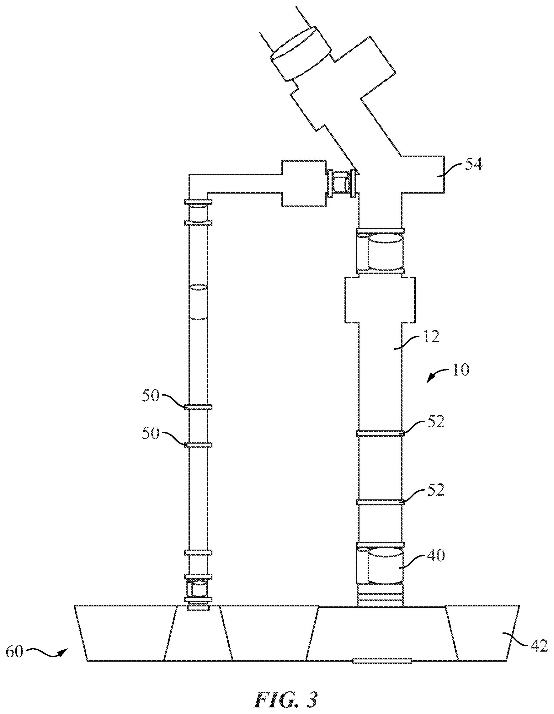 Patent US12455092 Figure 3 – System and method for sealing and pressurizing enclosed facilities via prefabricated modules, plugs, doors, and inserts