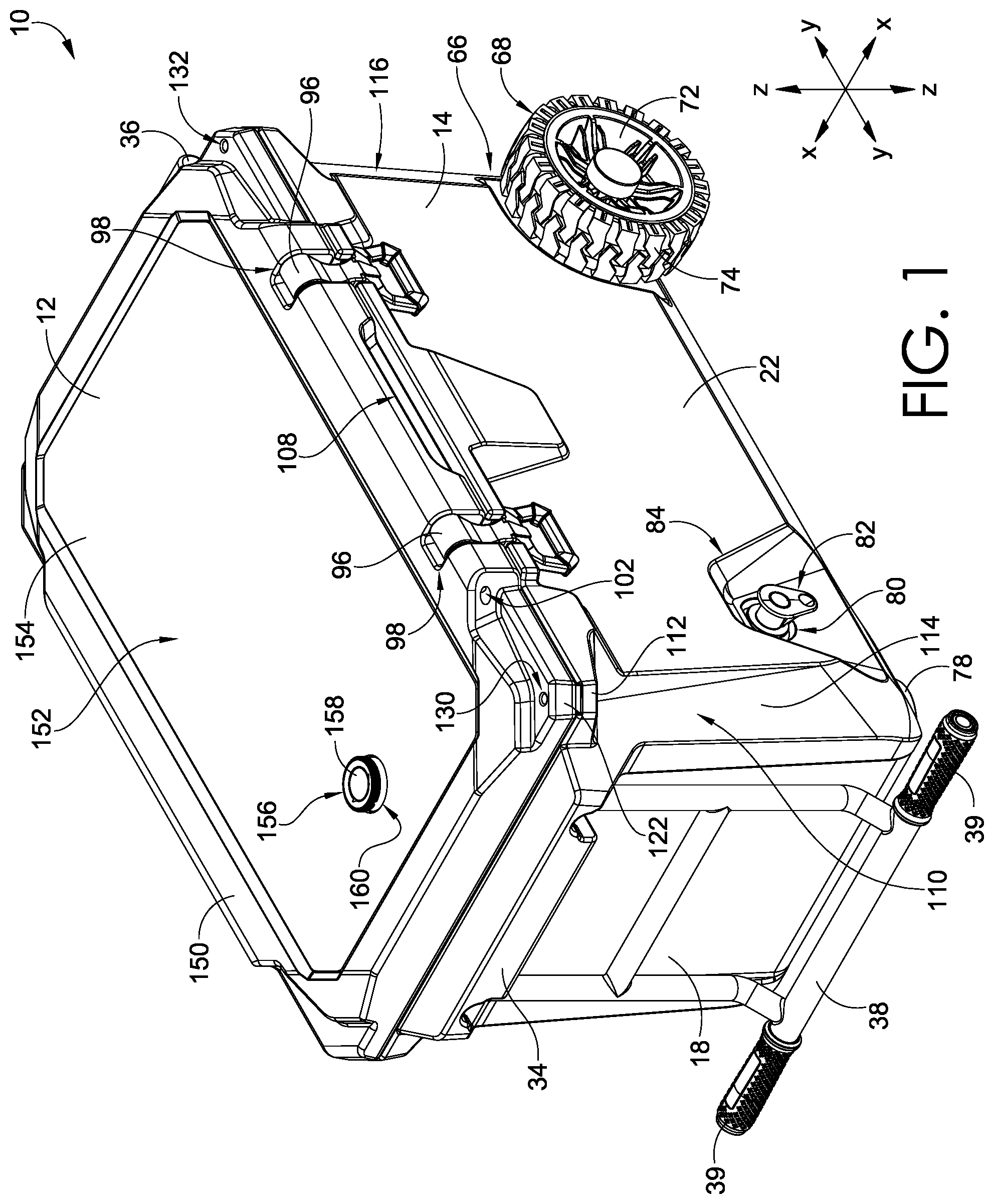Patent US12455106 — Multi-function cooler — Figure 1