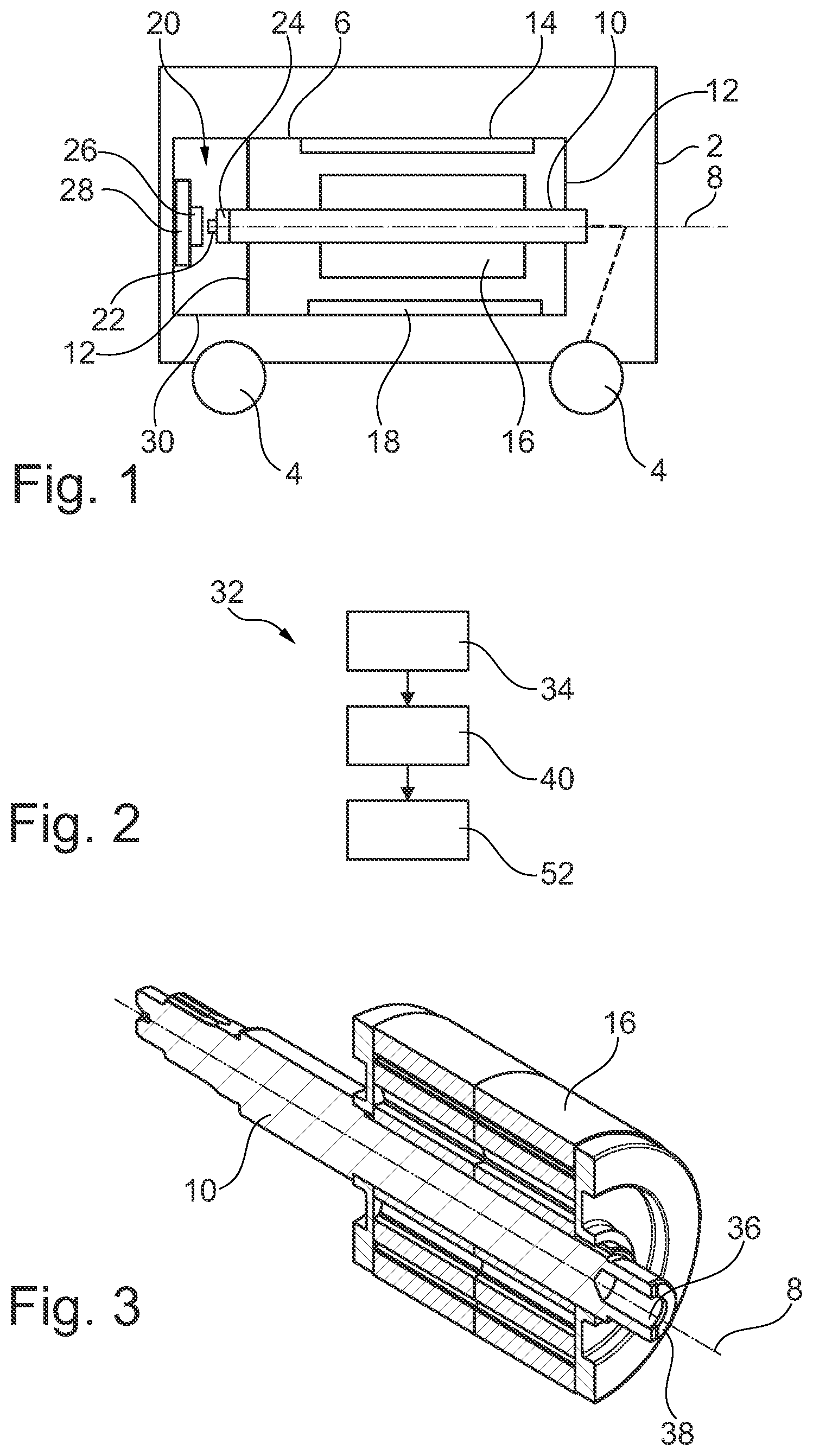 Patent US12455179 — Method for mounting a magnet of a hall sensor on a rotor shaft — Figure 1