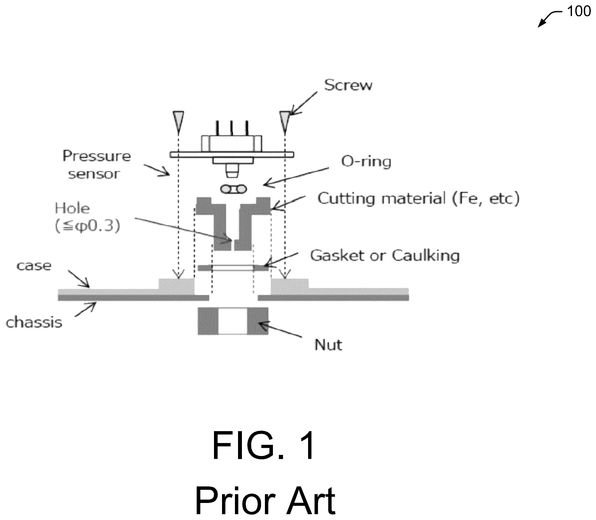 Patent US12455183 — Cost effective pressure sensors for gas meters — Figure 1