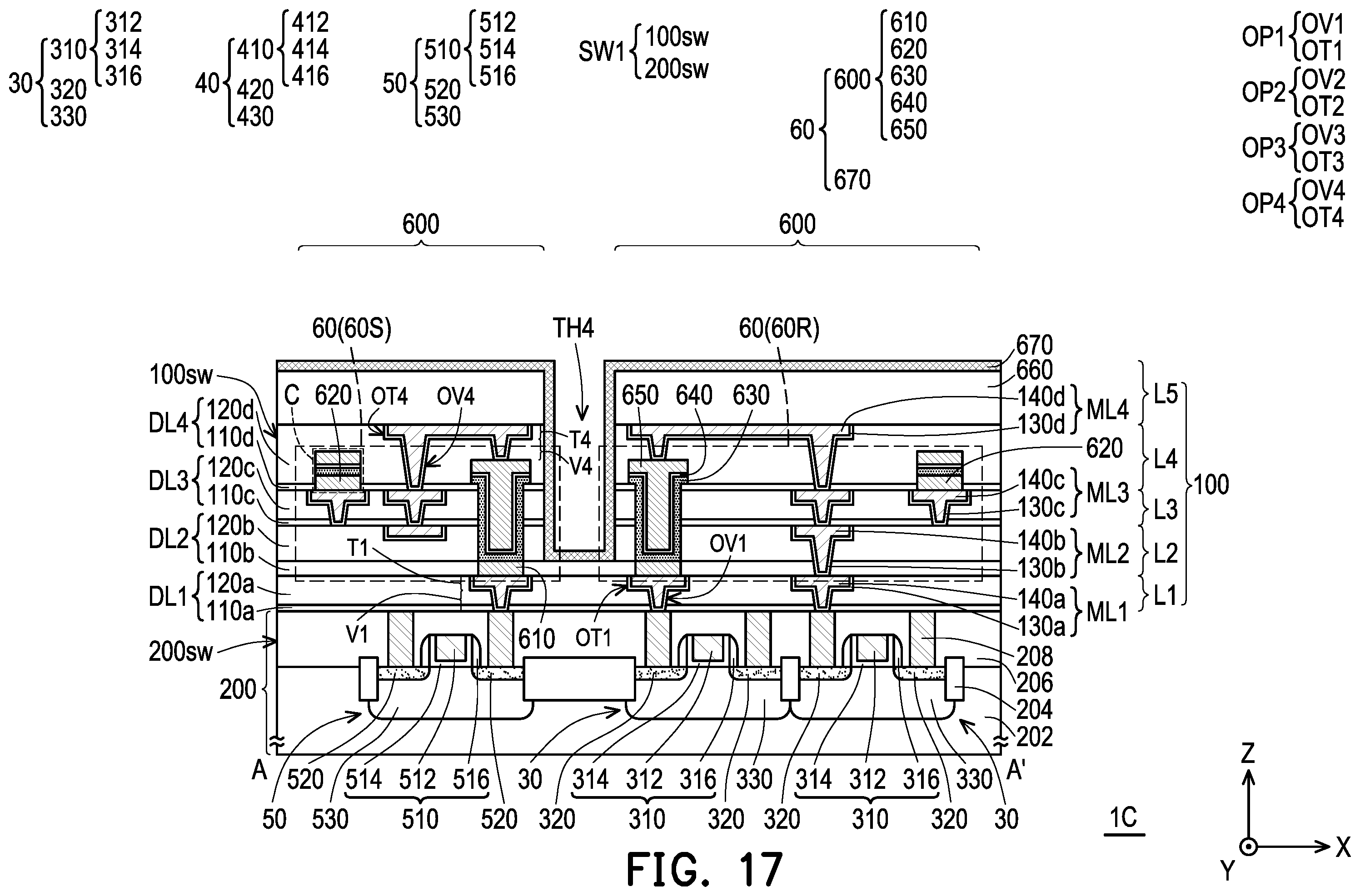 Patent US12455259 Figure 17 – Semiconductor device and manufacturing method thereof