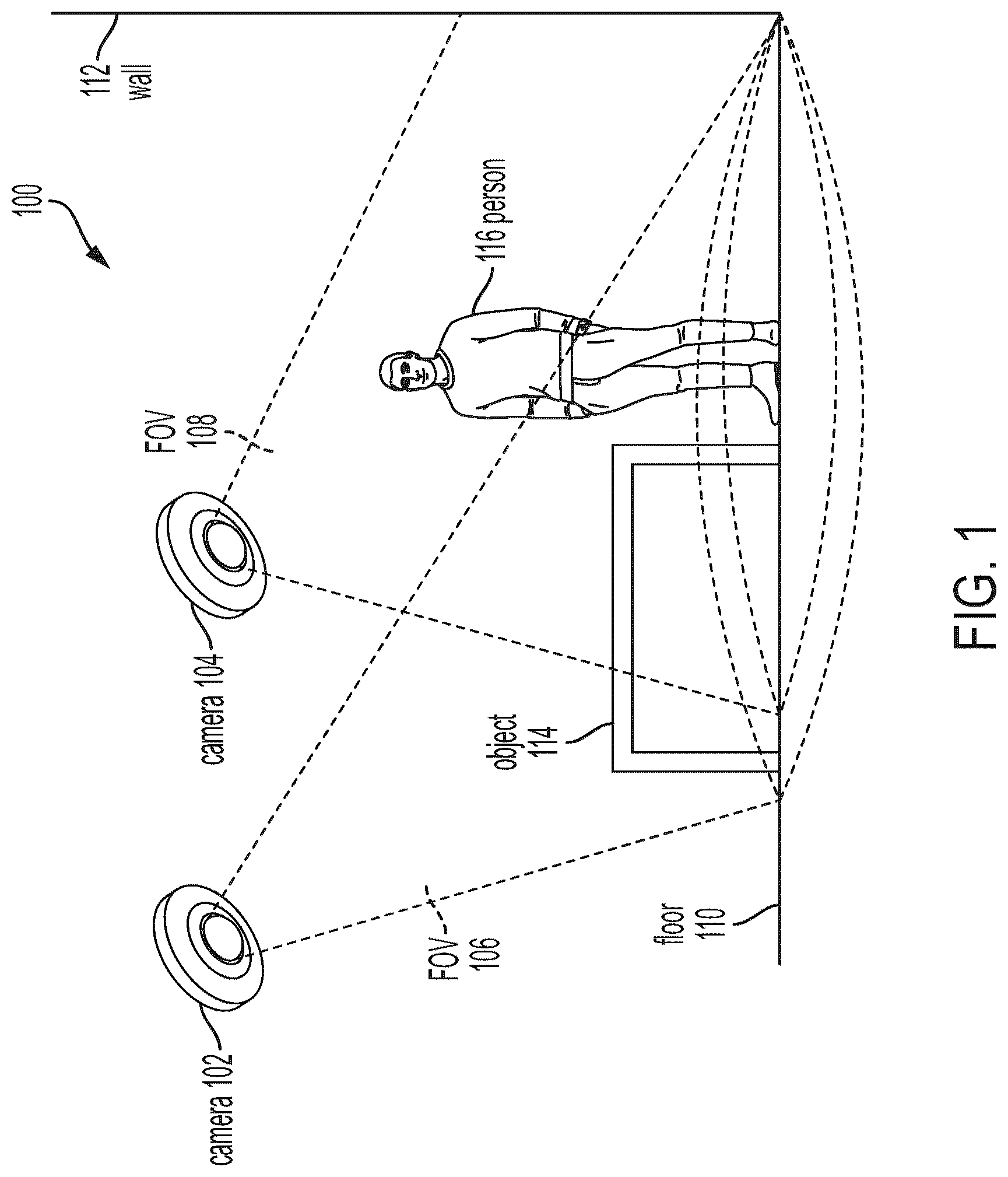 Patent US12455381 — Deployment of time of flight sensor on camera — Figure 1